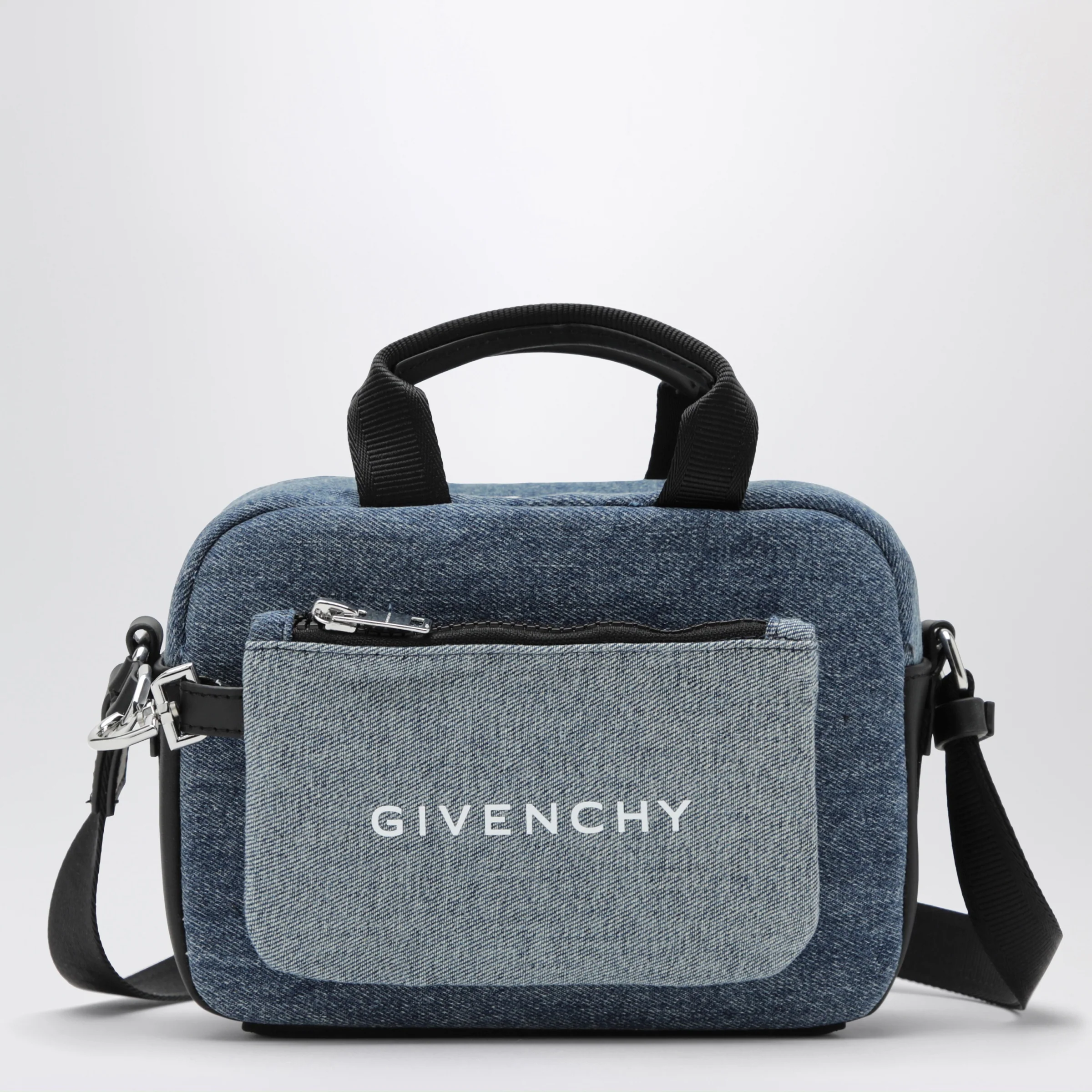 Givenchy Blue denim bag with logo