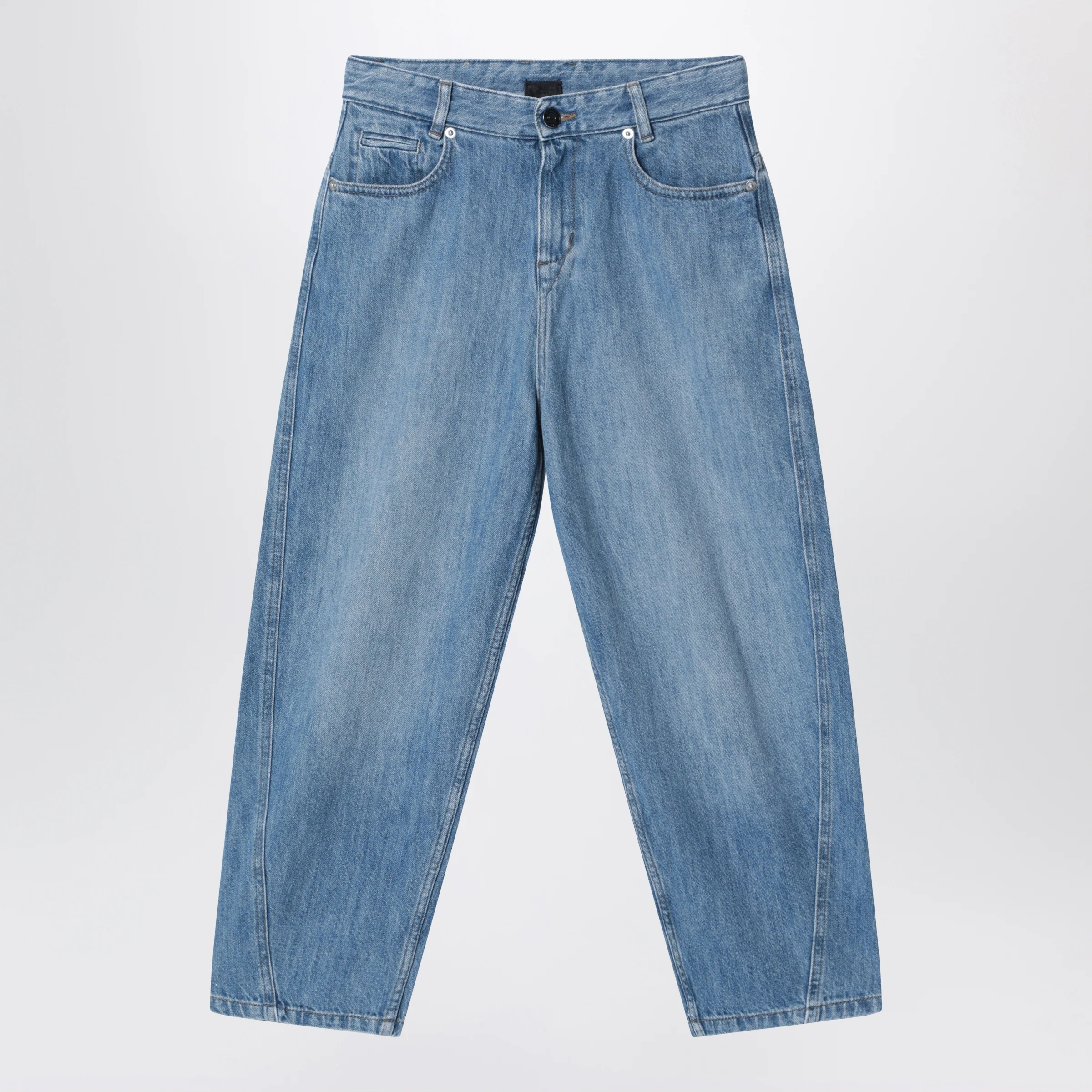 Givenchy Blue jeans with logo embroidery