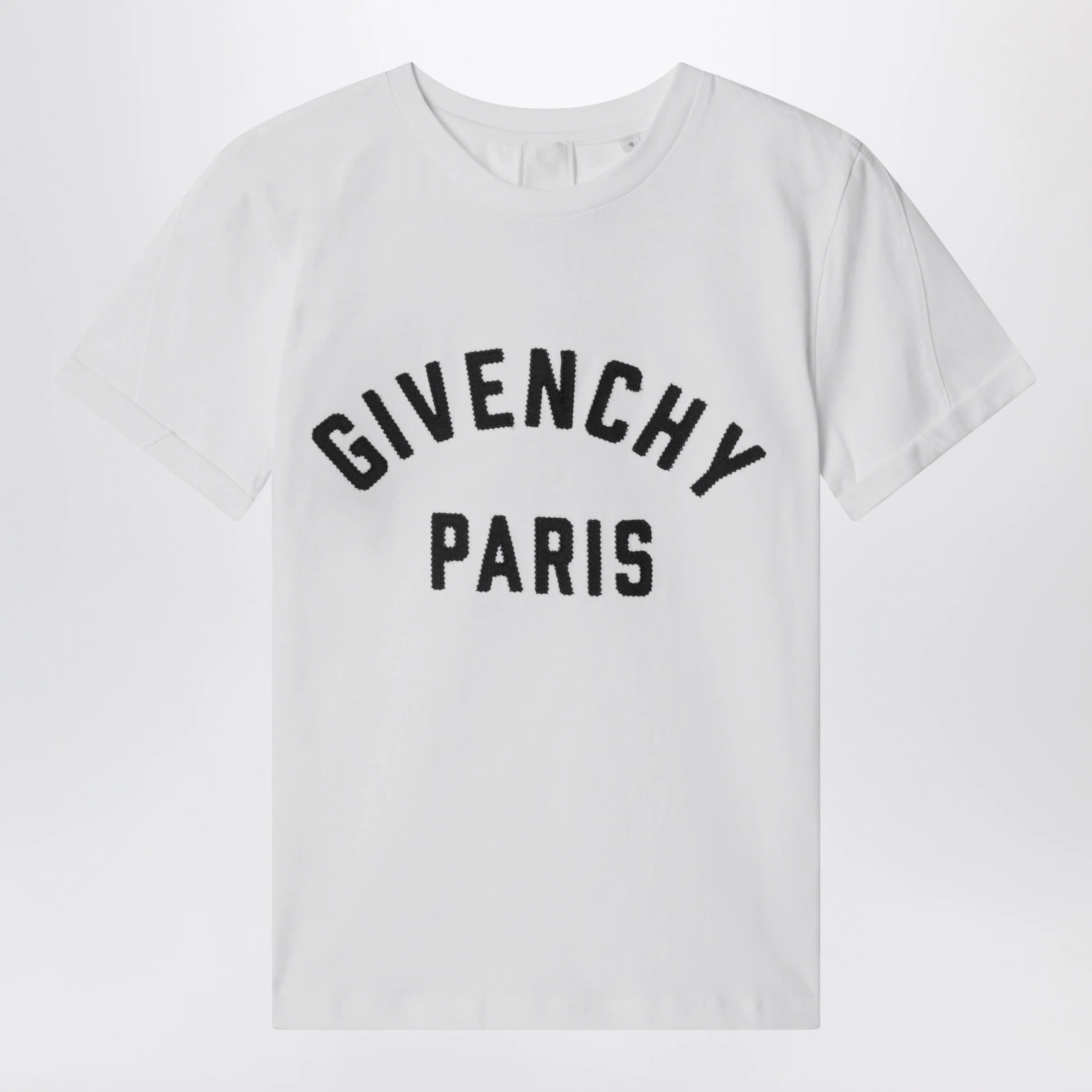 Givenchy White T-shirt with embroidered logo