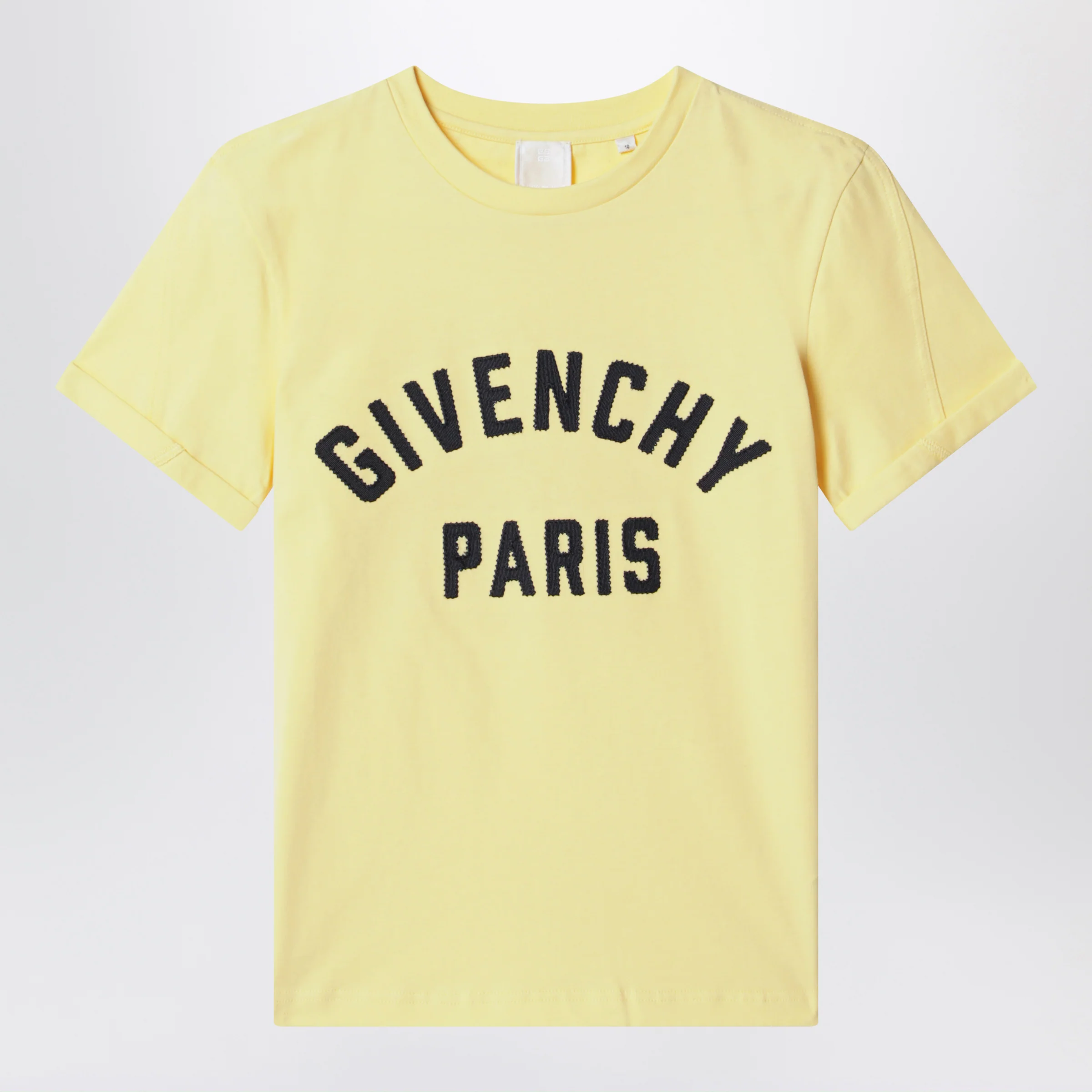 Givenchy Yellow T-shirt with embroidered logo
