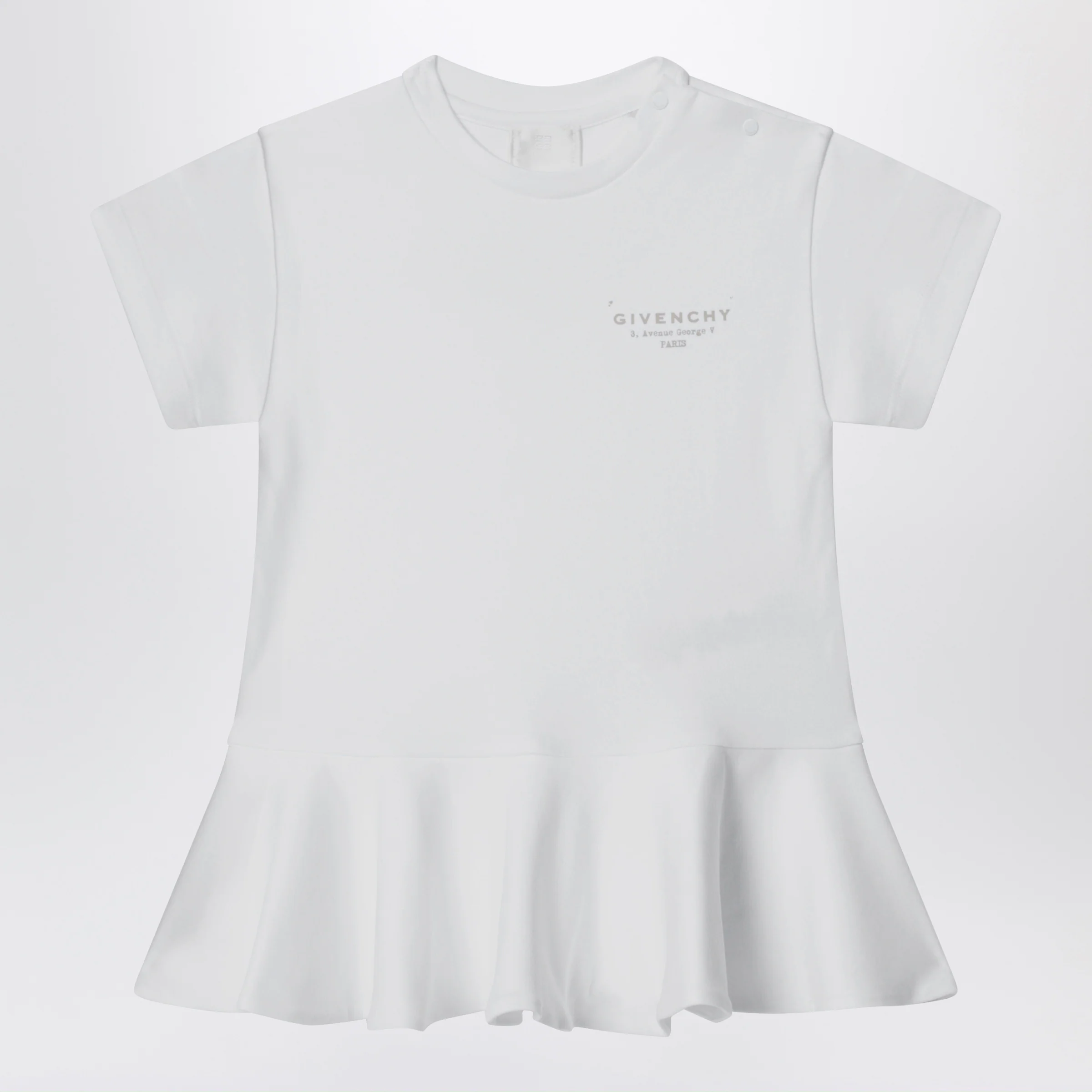 Givenchy White dress with logo print