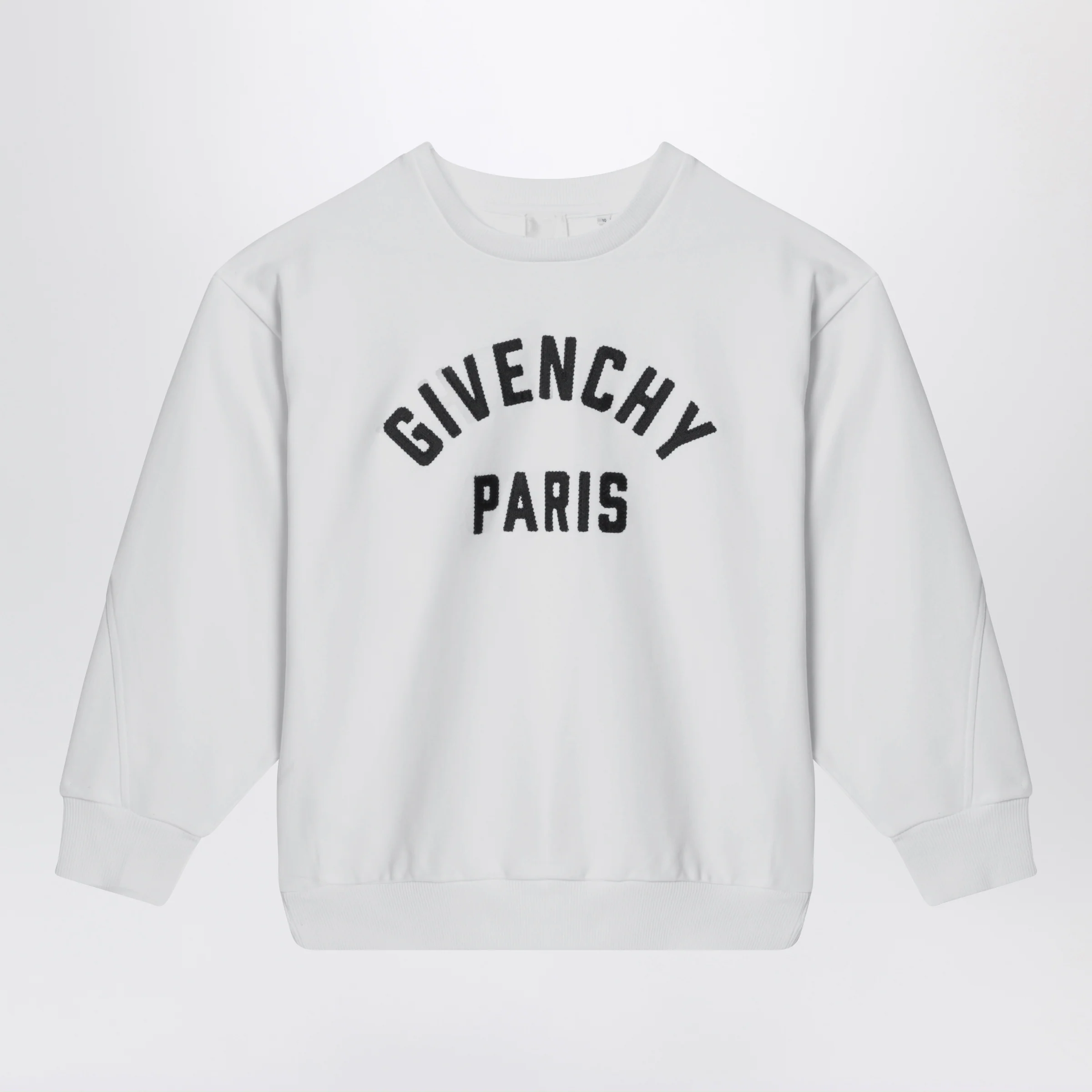 Givenchy White sweatshirt with logo embroidery