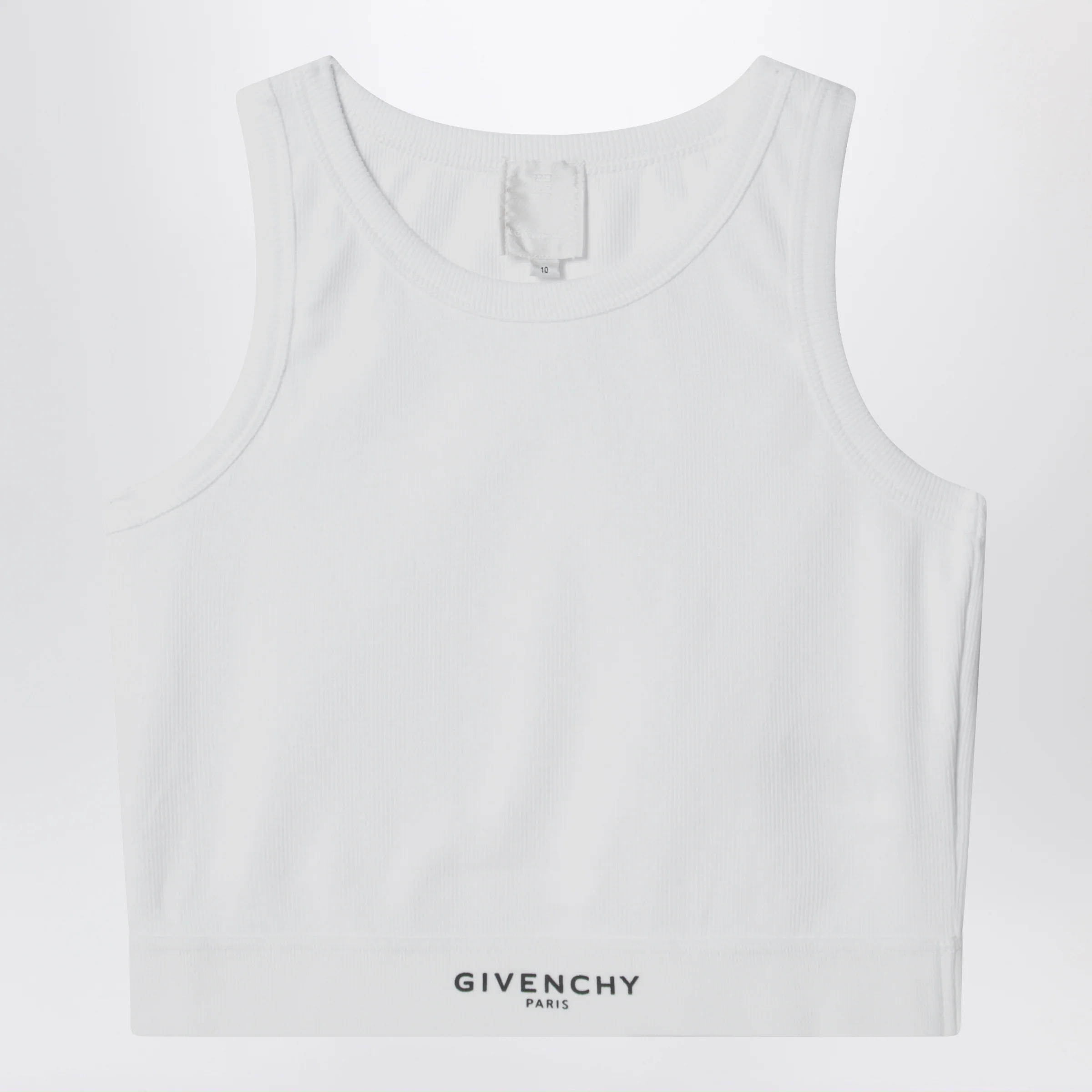 Givenchy White cropped top with logo