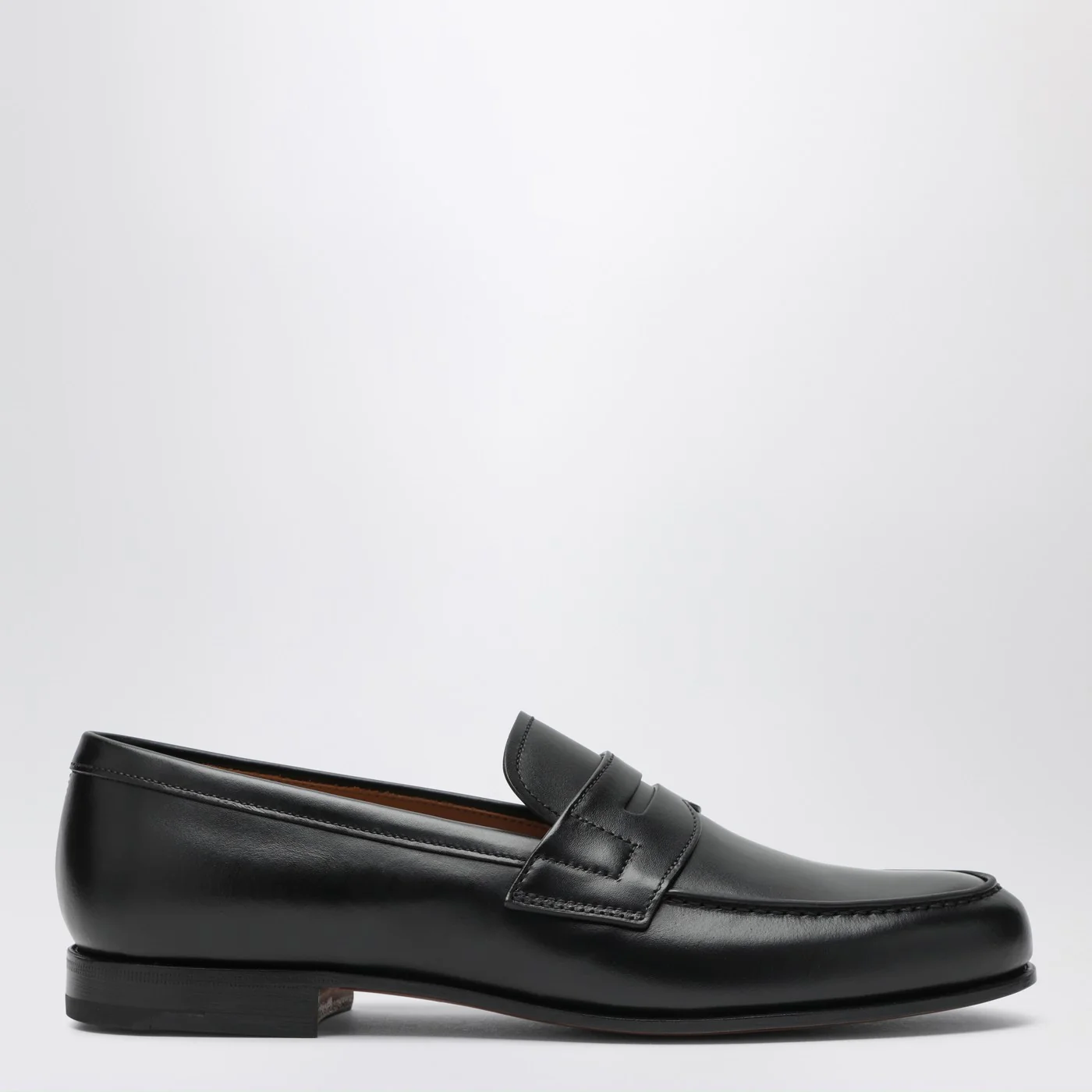 Church's Black leather Heswall loafers