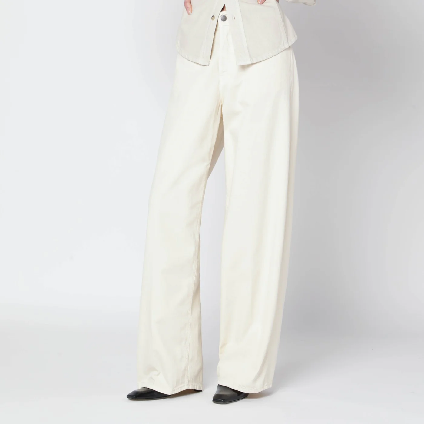 HAIKURE Butter-coloured Bethany jeans