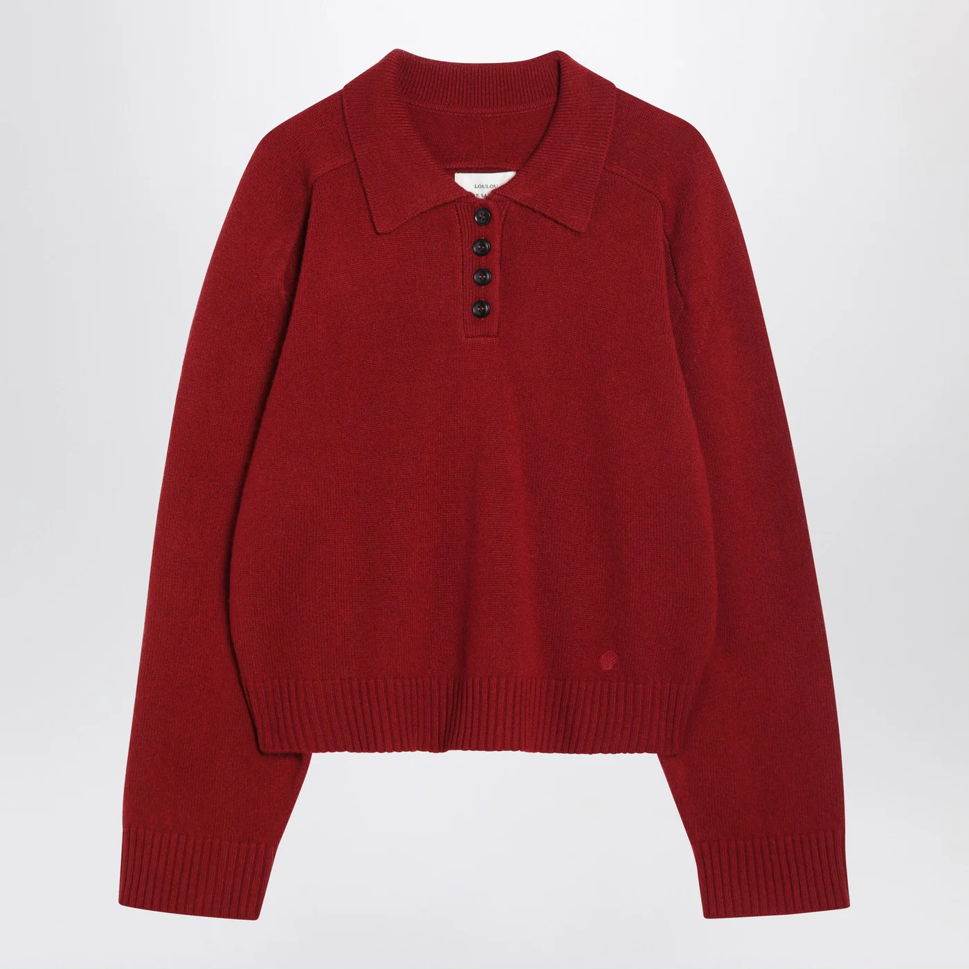 LouLou De Saison Burgundy cashmere sweater