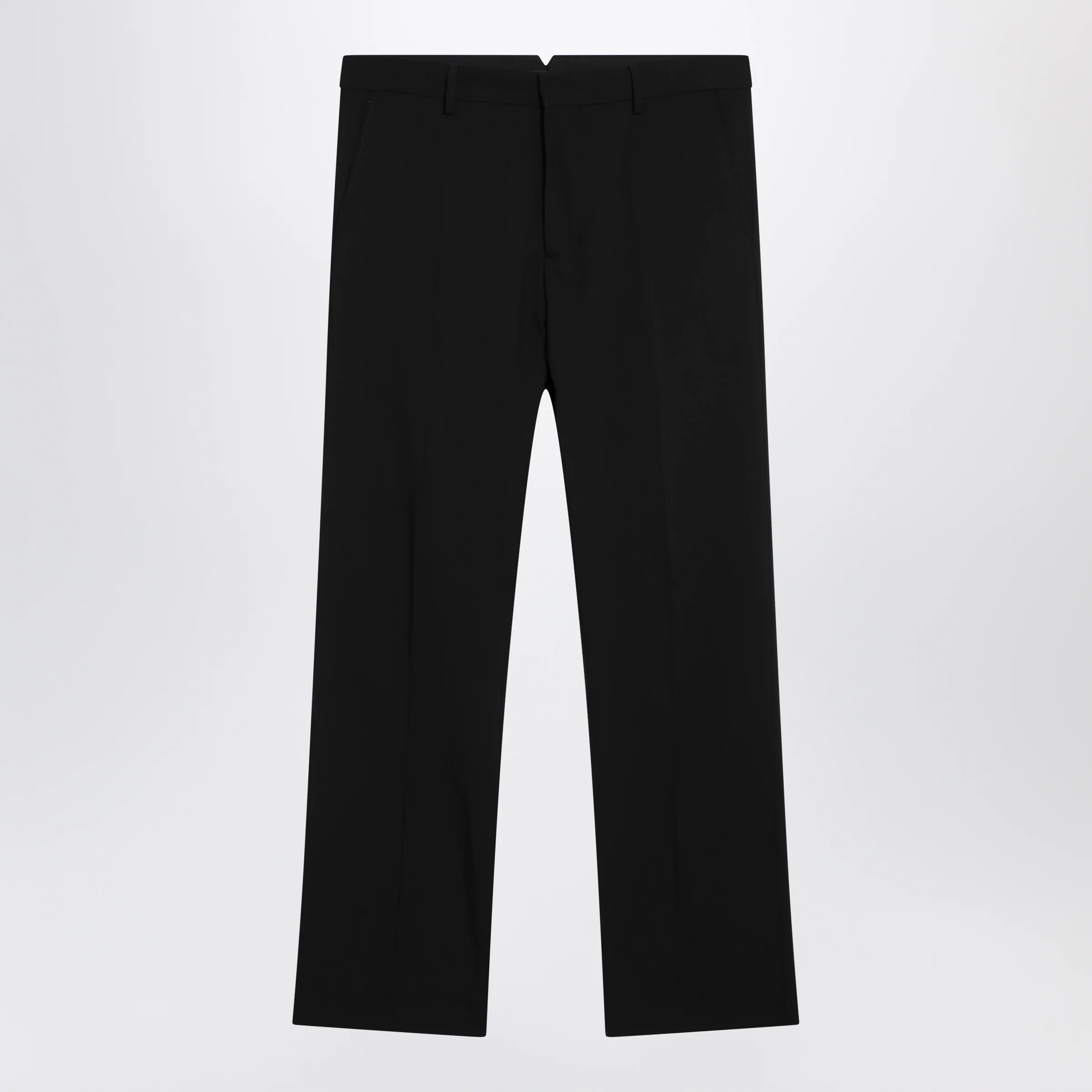Ami Paris Black trousers in wool gabardine