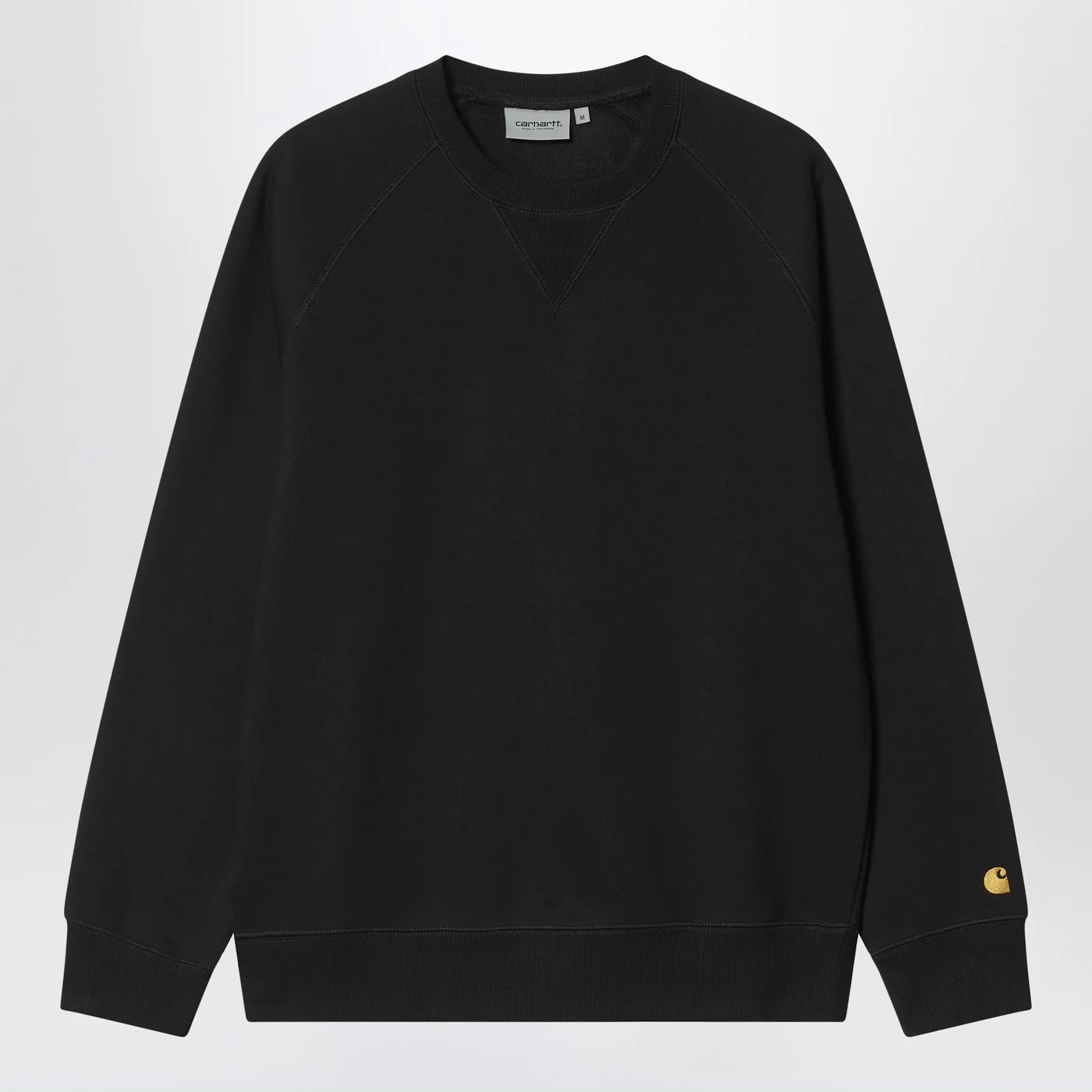 Carhartt WIP Black Chase sweatshirt in cotton blend