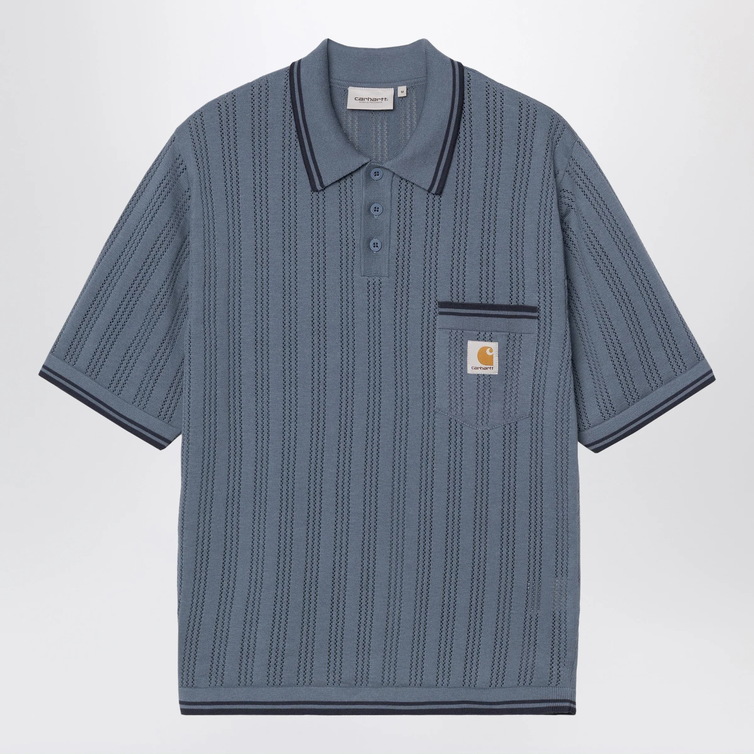 Carhartt WIP S/S Ramsey Polo Velvet Blue/Deep Night