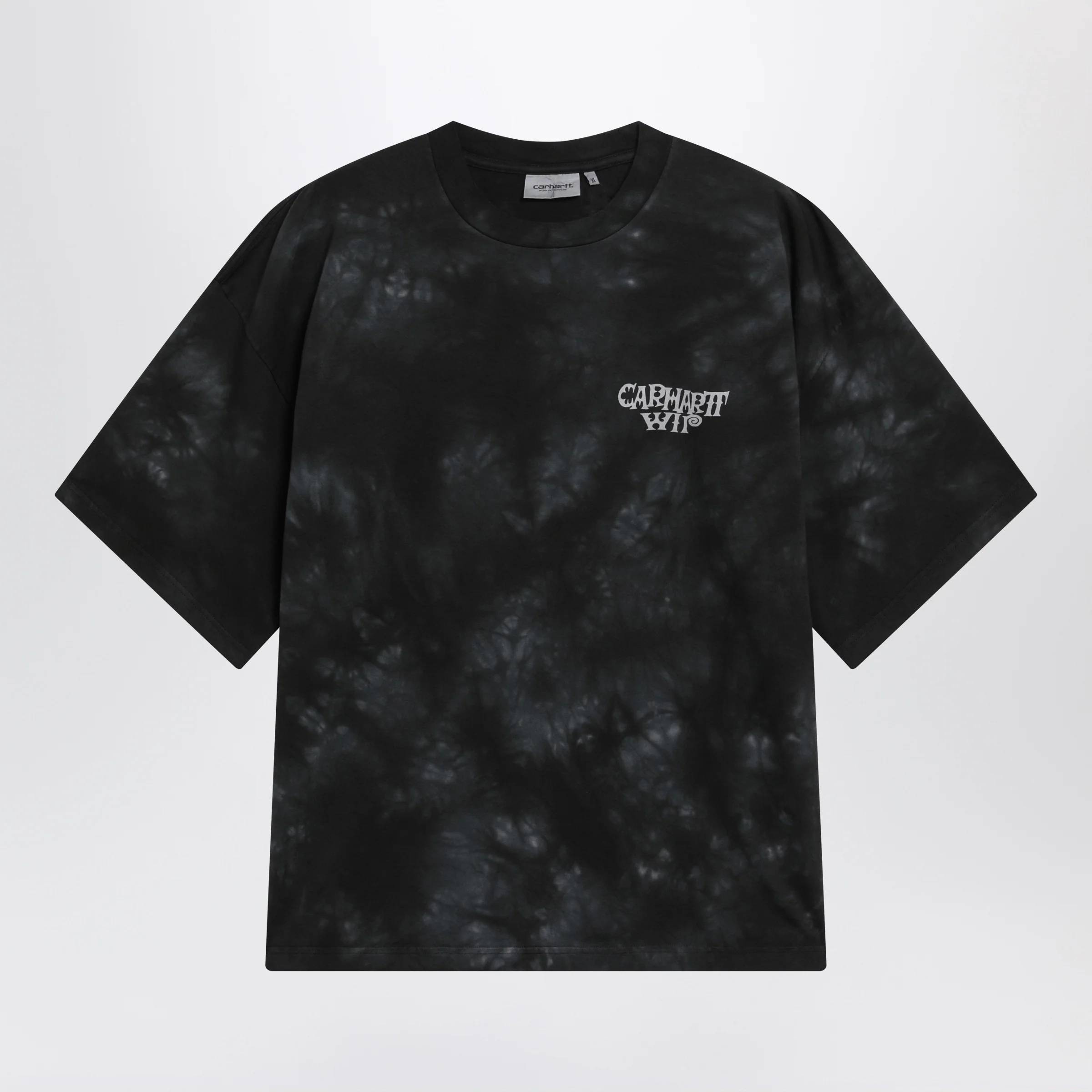 Carhartt WIP Radiate T-Shirt in organic cotton tie-dye Yosemite/Obsidian