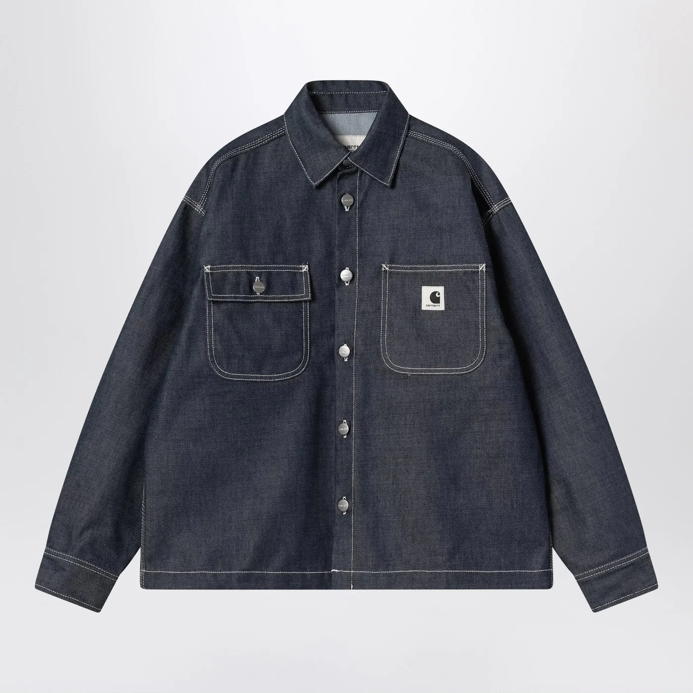 Carhartt WIP Louis shirt jacket in blue denim