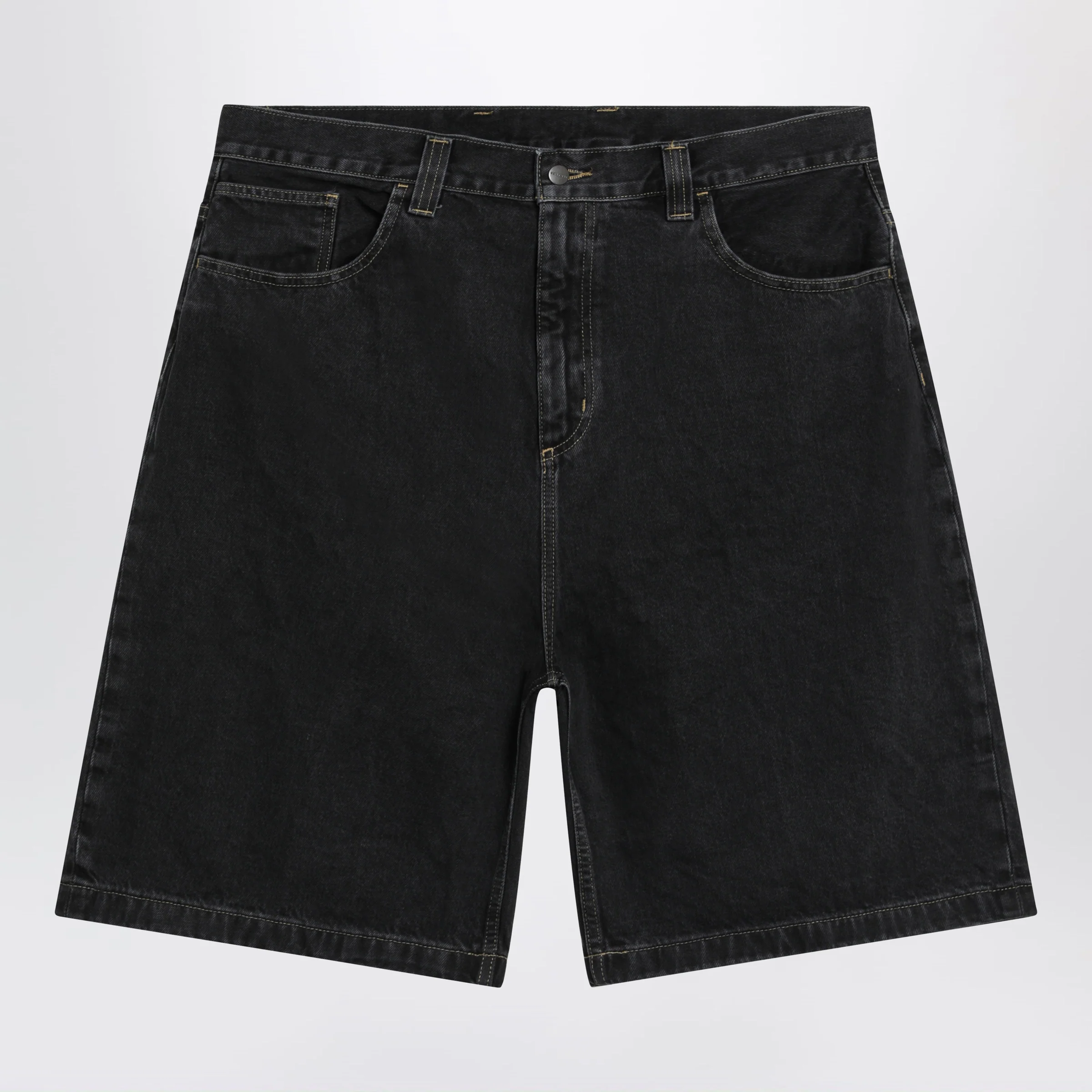 Carhartt WIP Brandon loose-fit low-rise denim shorts in black