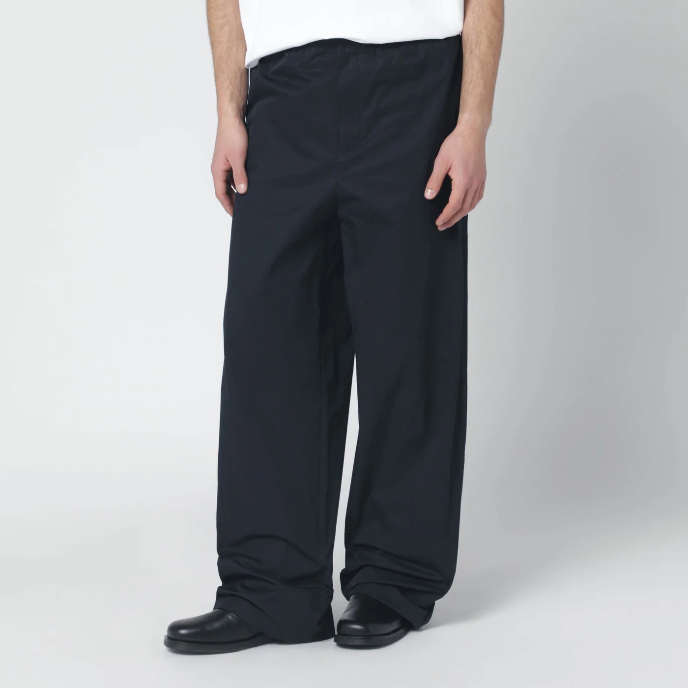 Jil Sander Midnight blue cotton trousers