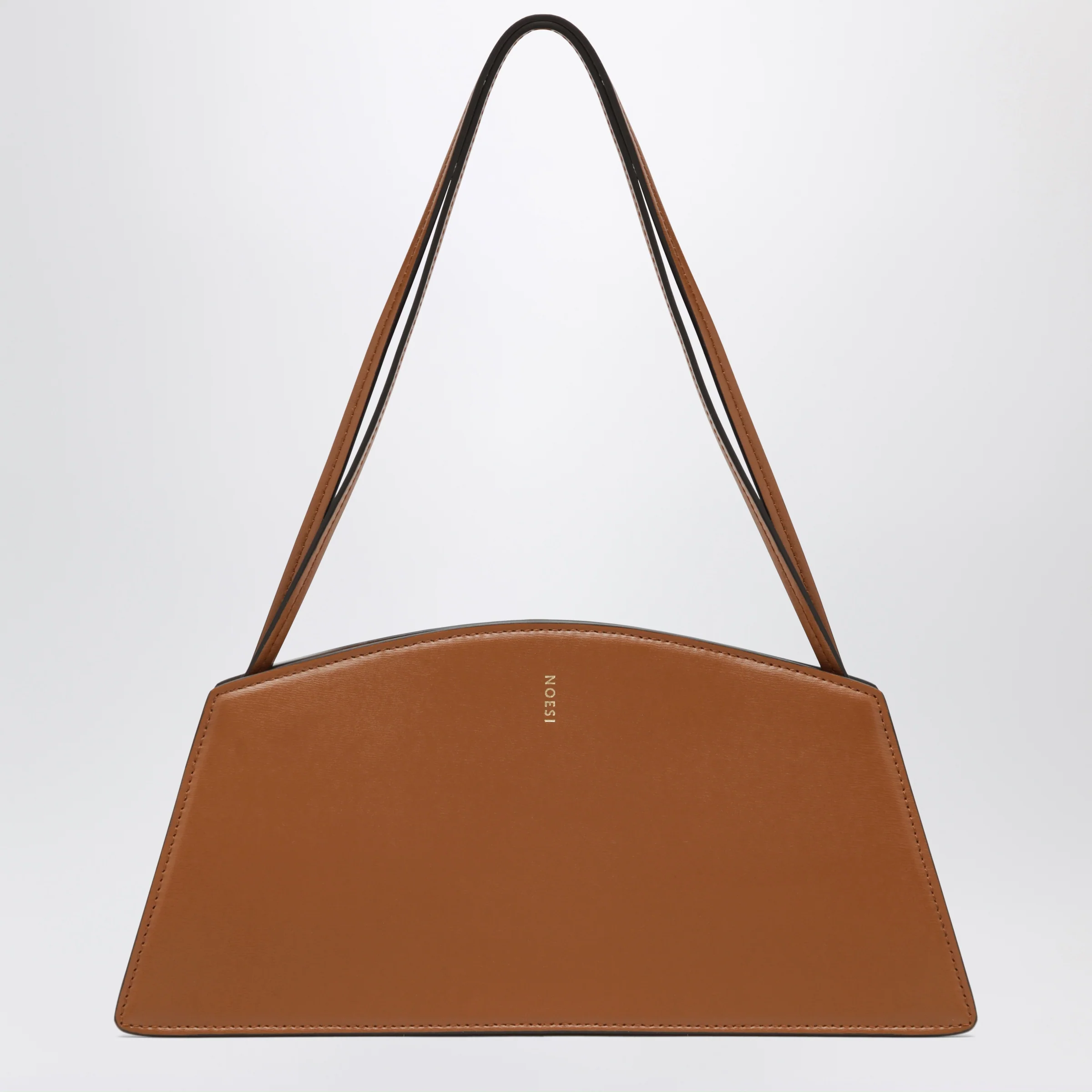 NOESI Jade Siena brown bag in smooth leather