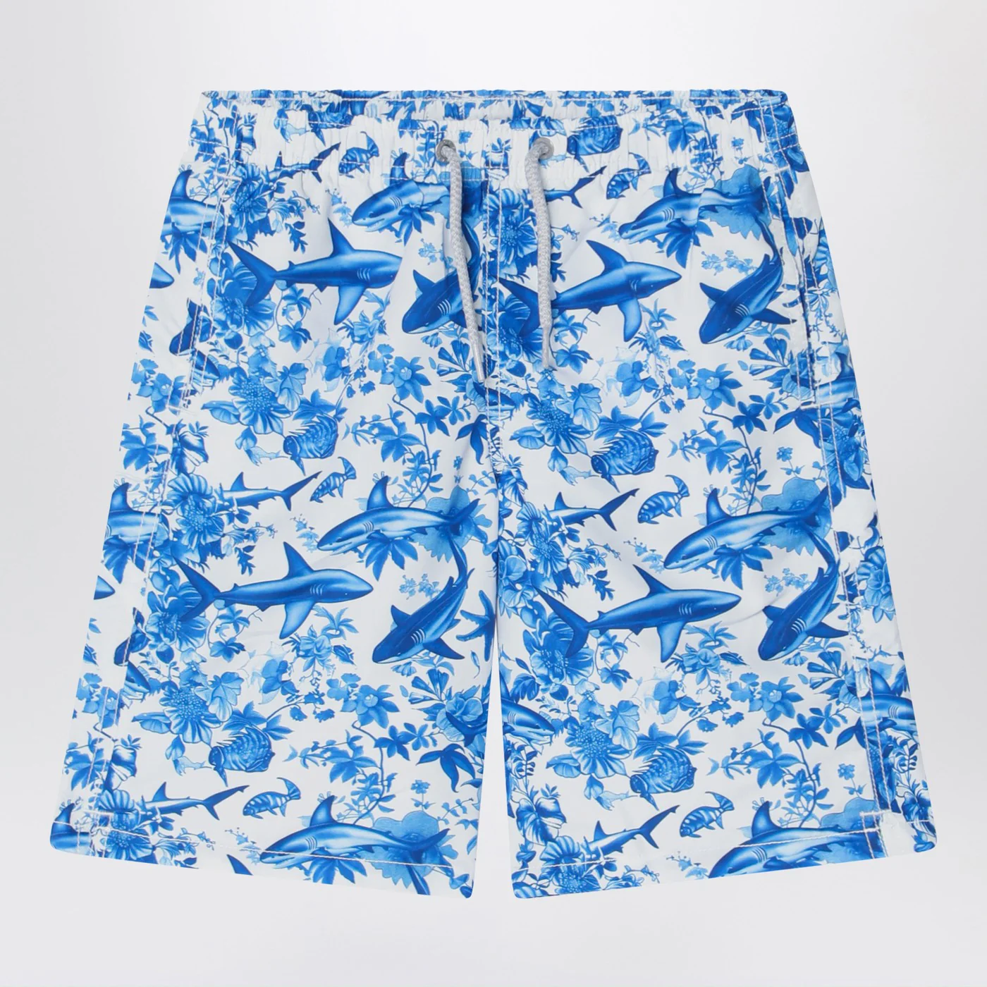 MC2 Saint Barth Jean long swimsuit with sharks