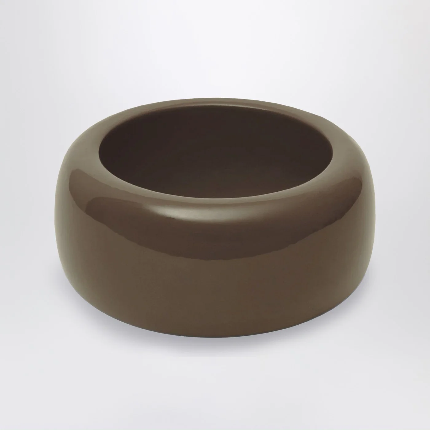The Frankie Shop Glossy TFS bracelet in khaki