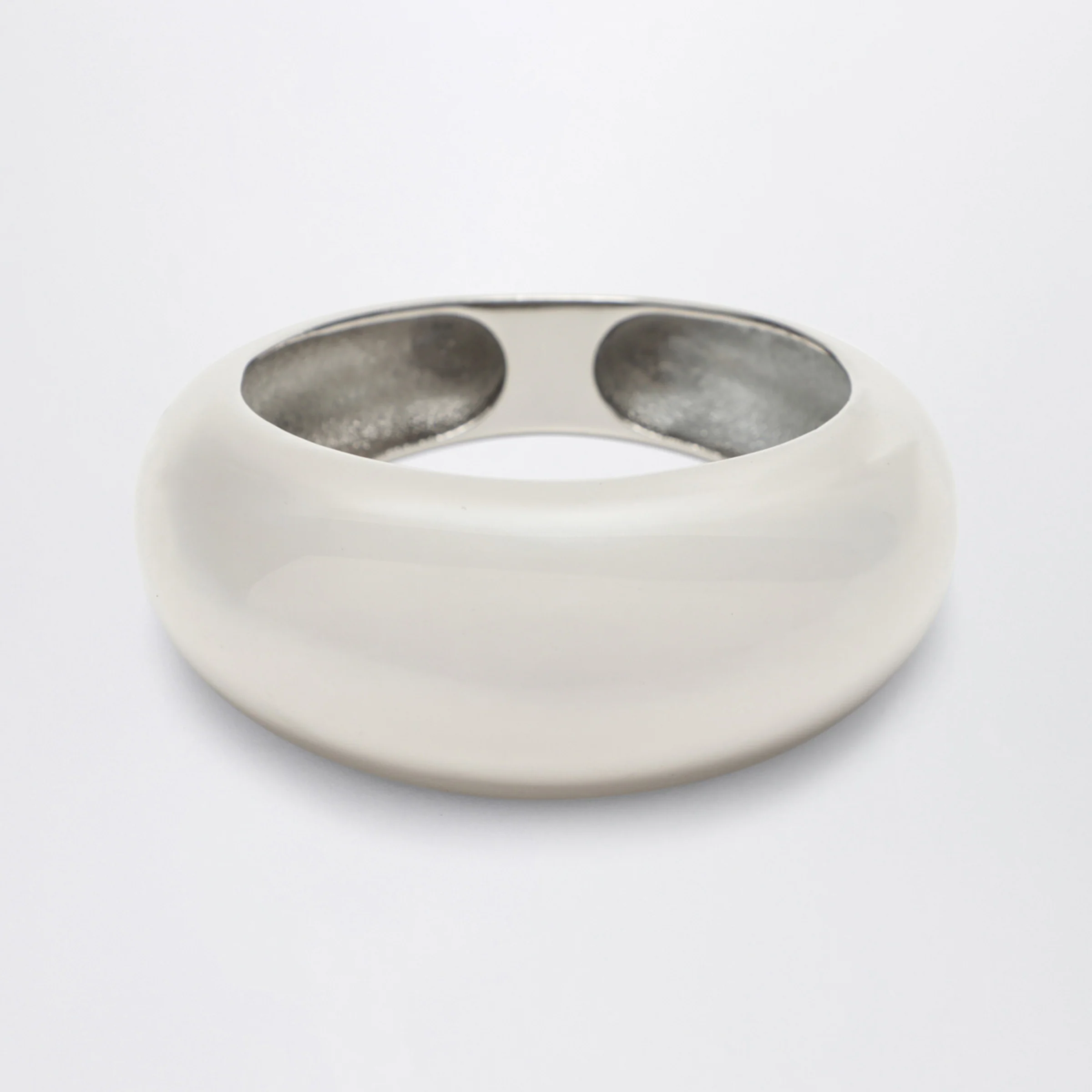 The Frankie Shop Silver-tone metal cuff bracelet