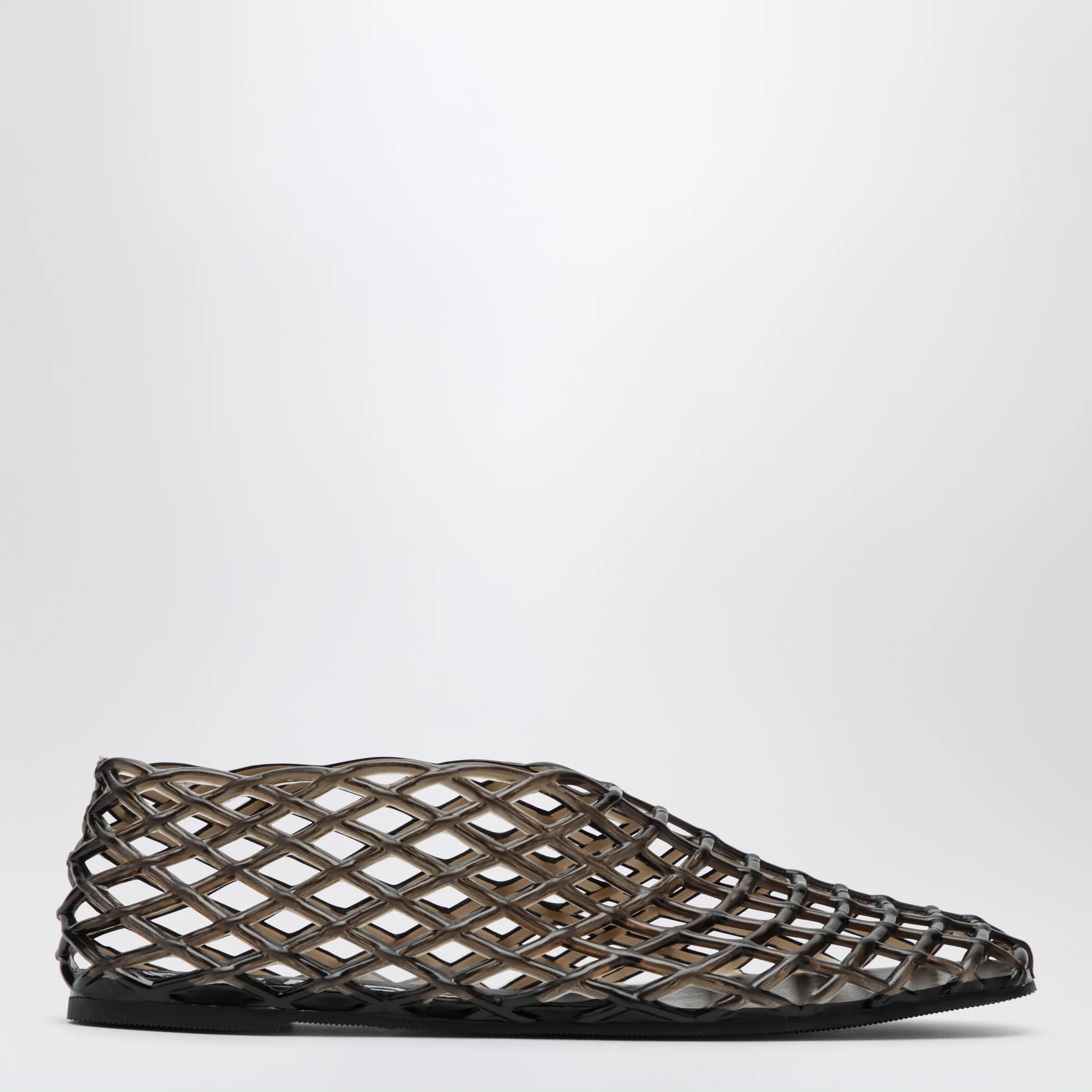 SENSO Ebony rubber mesh ballet flats