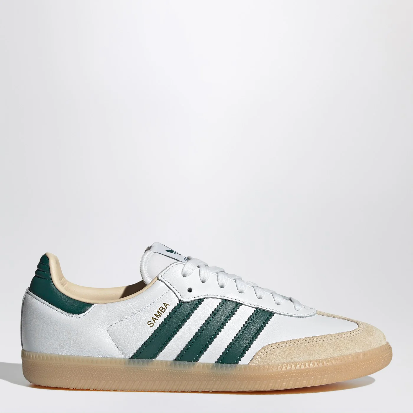adidas Originals Samba OG white/green/beige sneaker