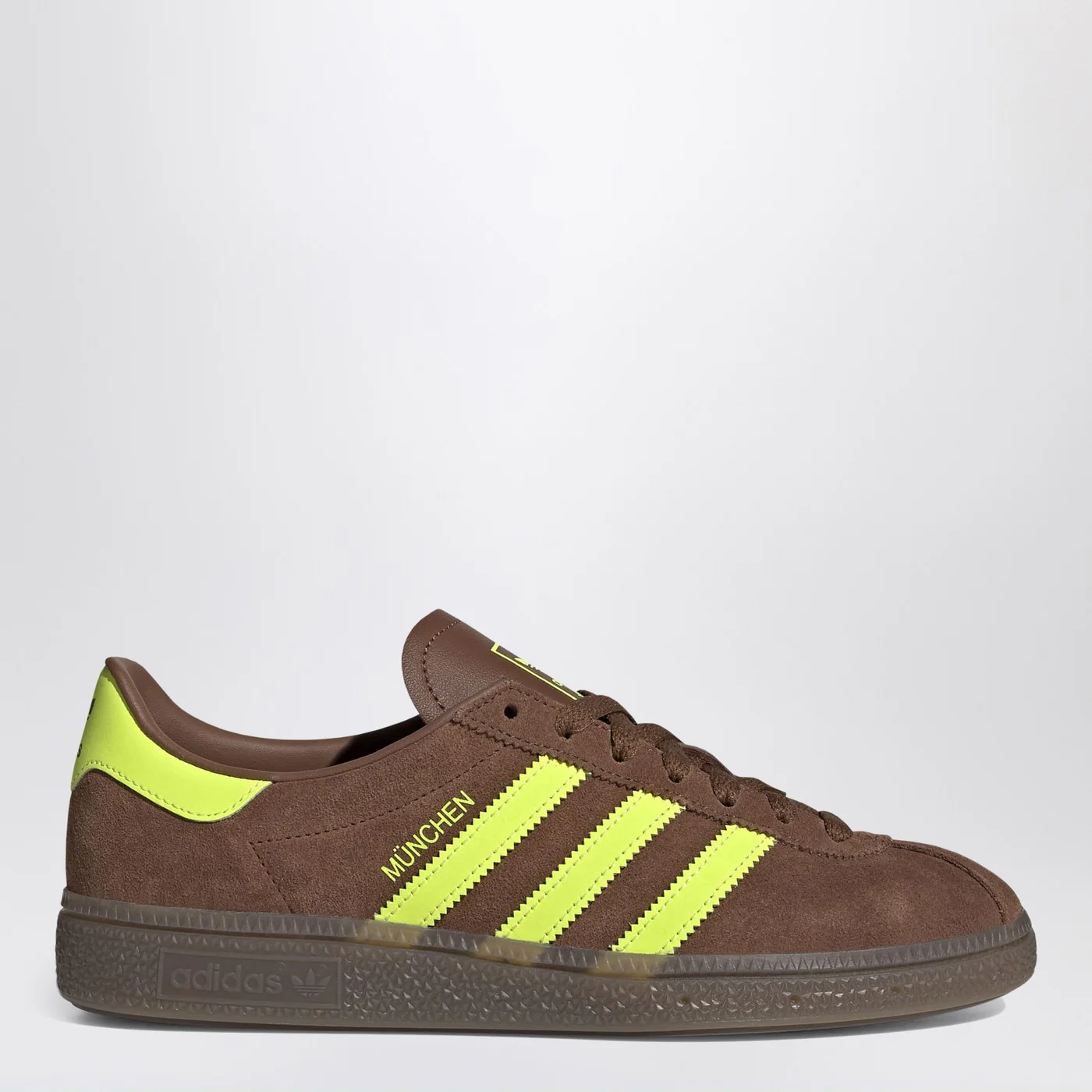 adidas Originals Sneaker München in brown/yellow suede