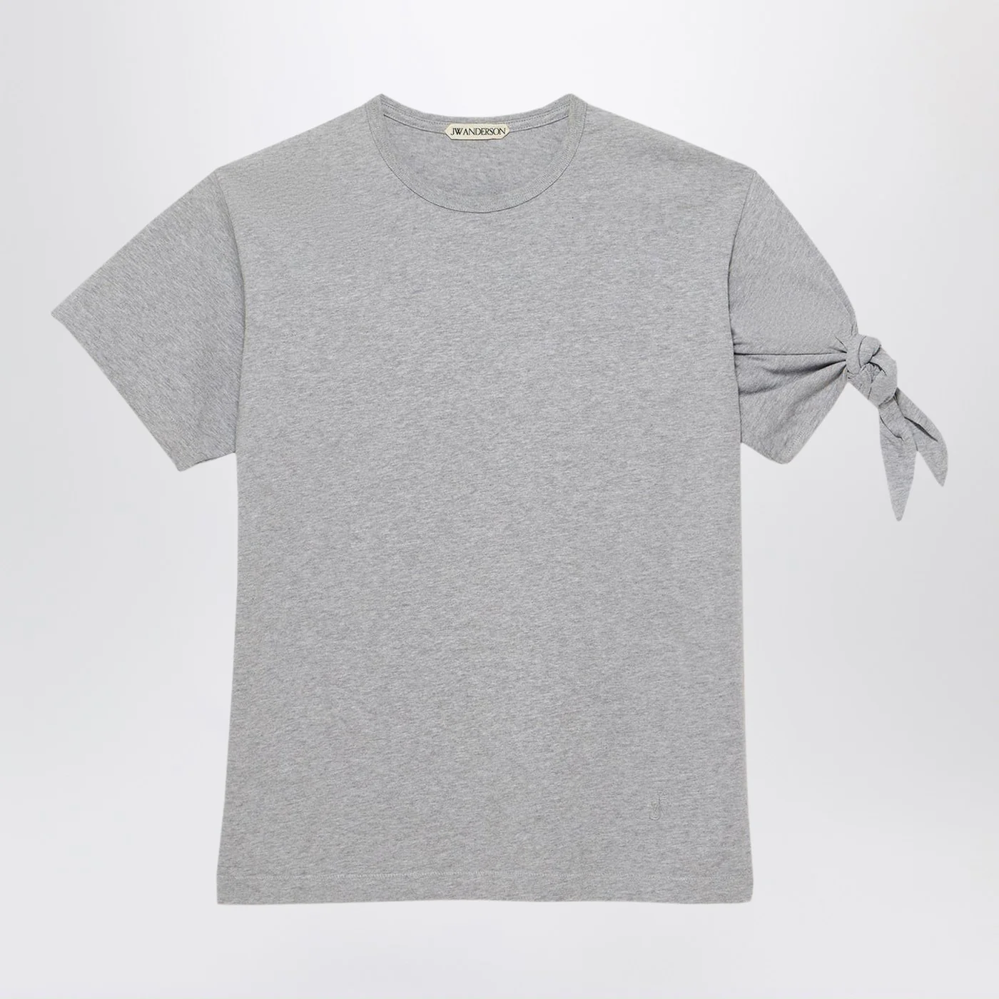 JW Anderson Grey T-shirt with knotted sleeve