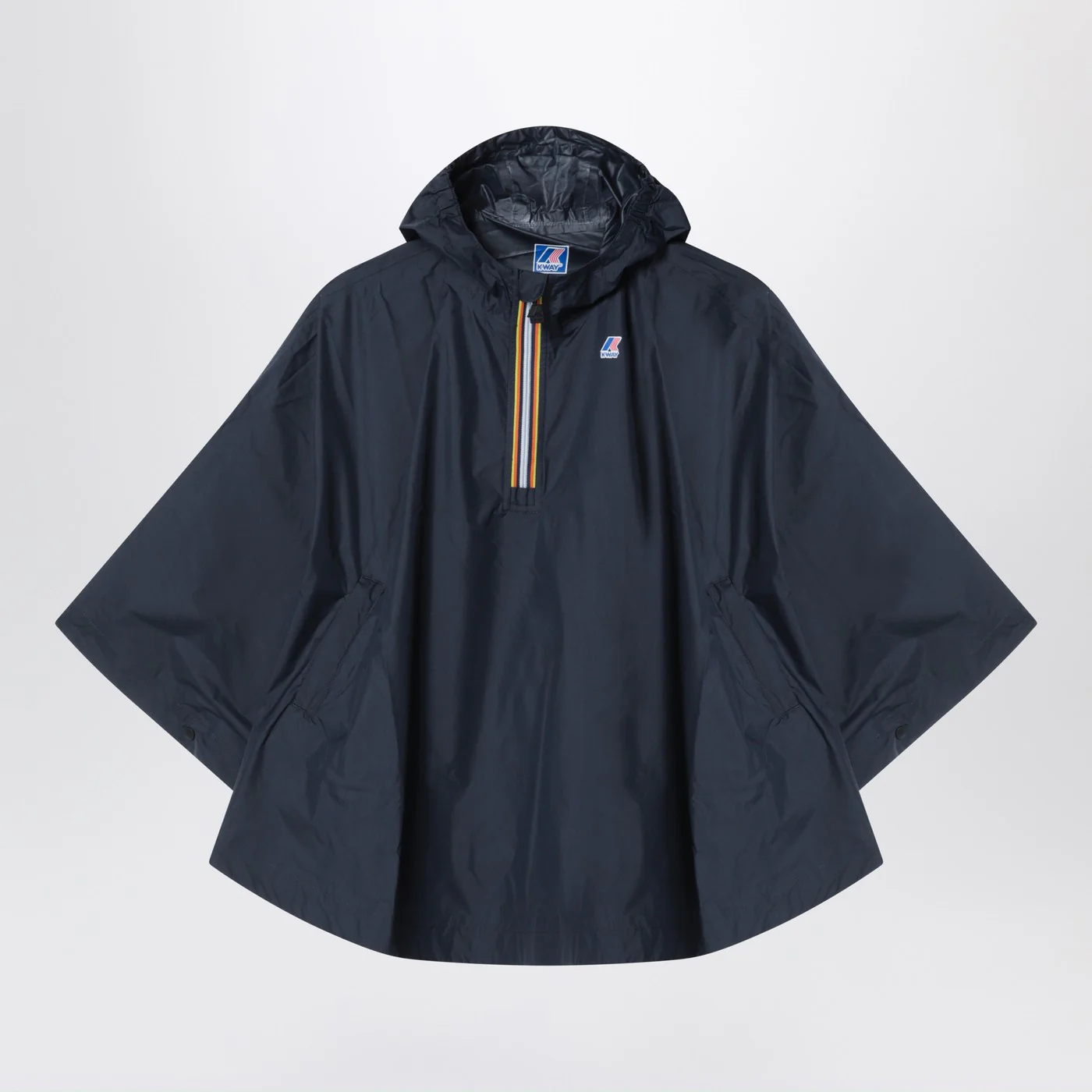 K-Way Le Vrai 4.0 Morgan waterproof poncho blue