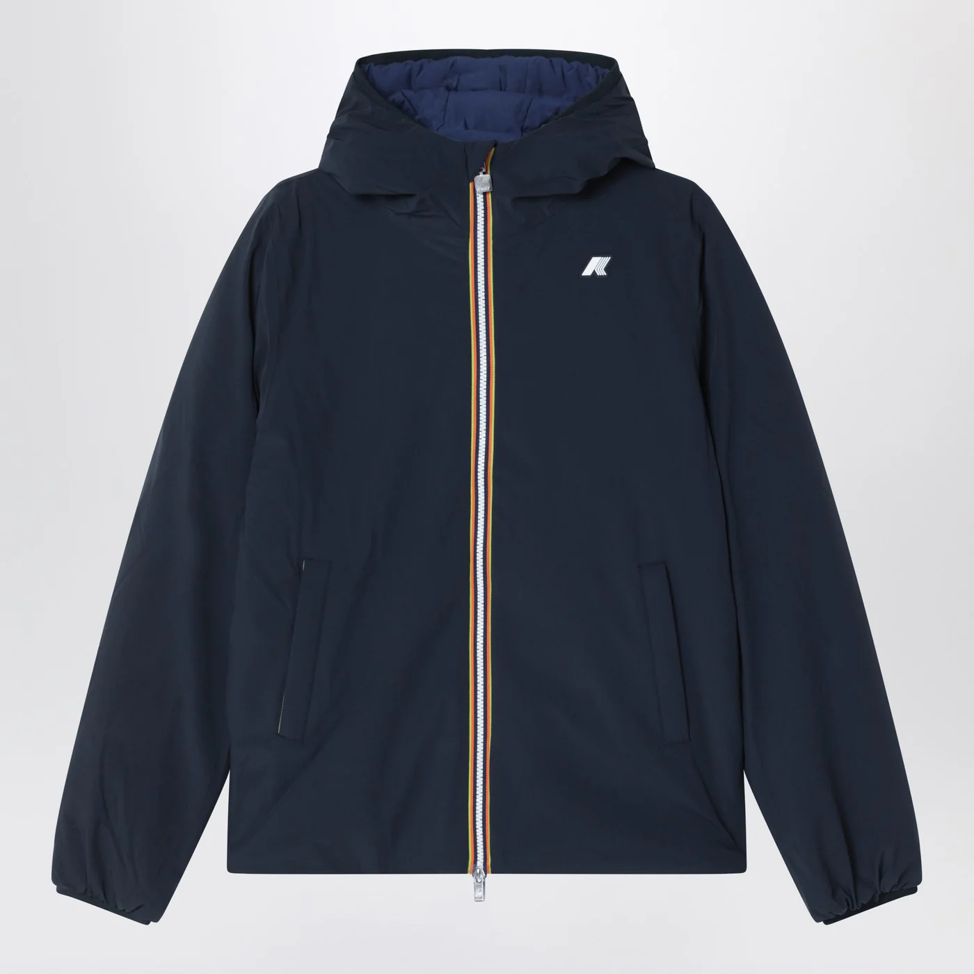 K-Way Reversible Jack jacket in blue/cobalt blue
