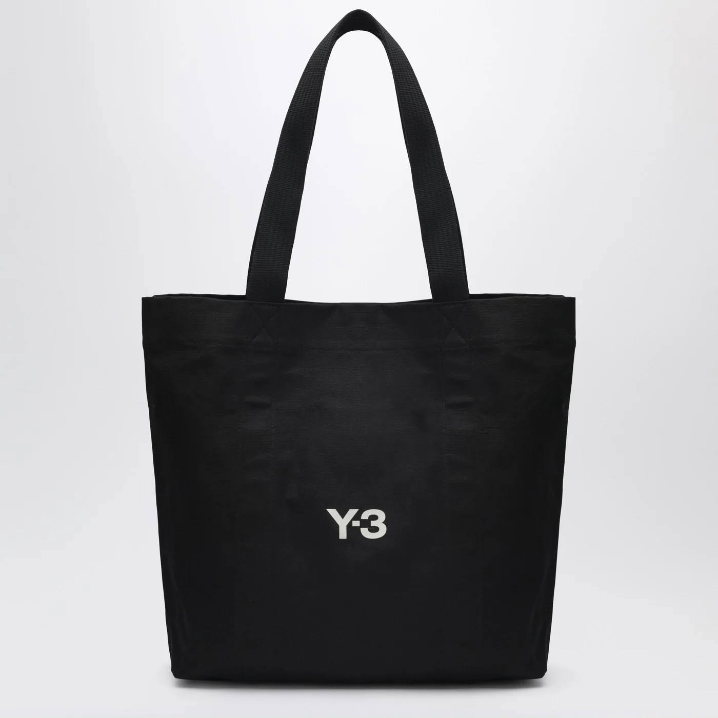 adidas Y-3 Black canvas bag with logo print