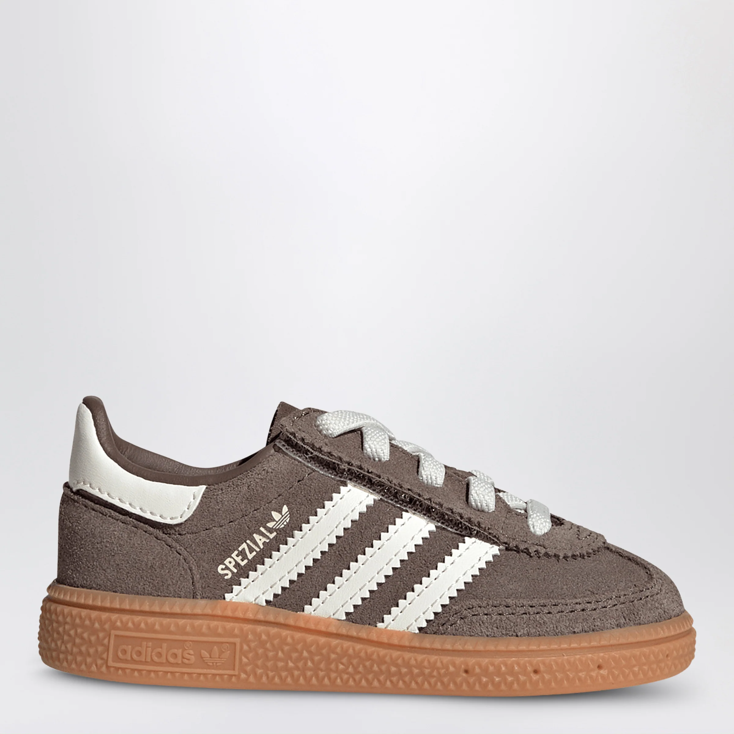 adidas Originals Handball Spezial Sneakers with Elastic Laces Earth Strata / Off White