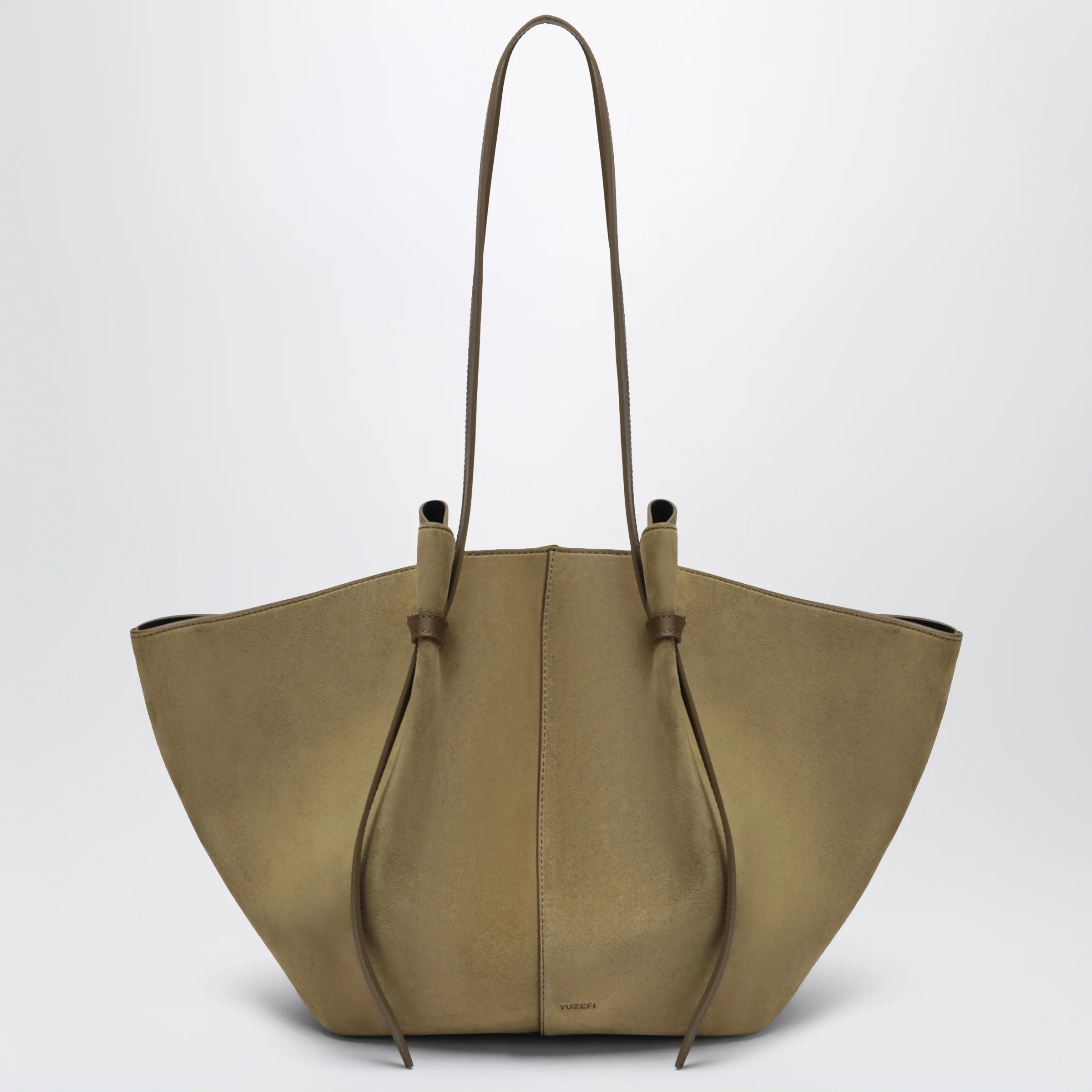 Yuzefi Large Mochi Bag in Fennel Suede Leather