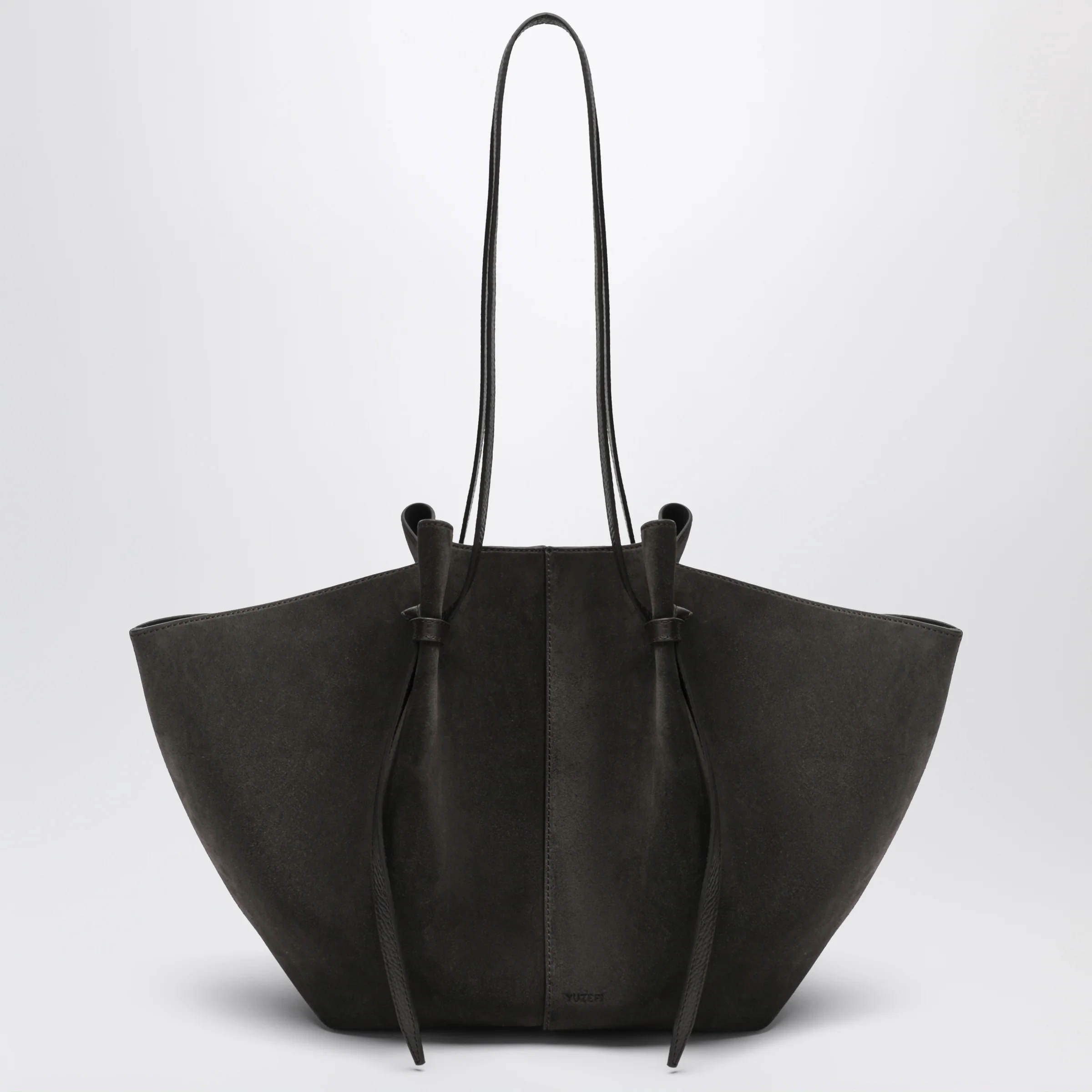 Yuzefi Large Mochi Bag in Ganache Suede Leather