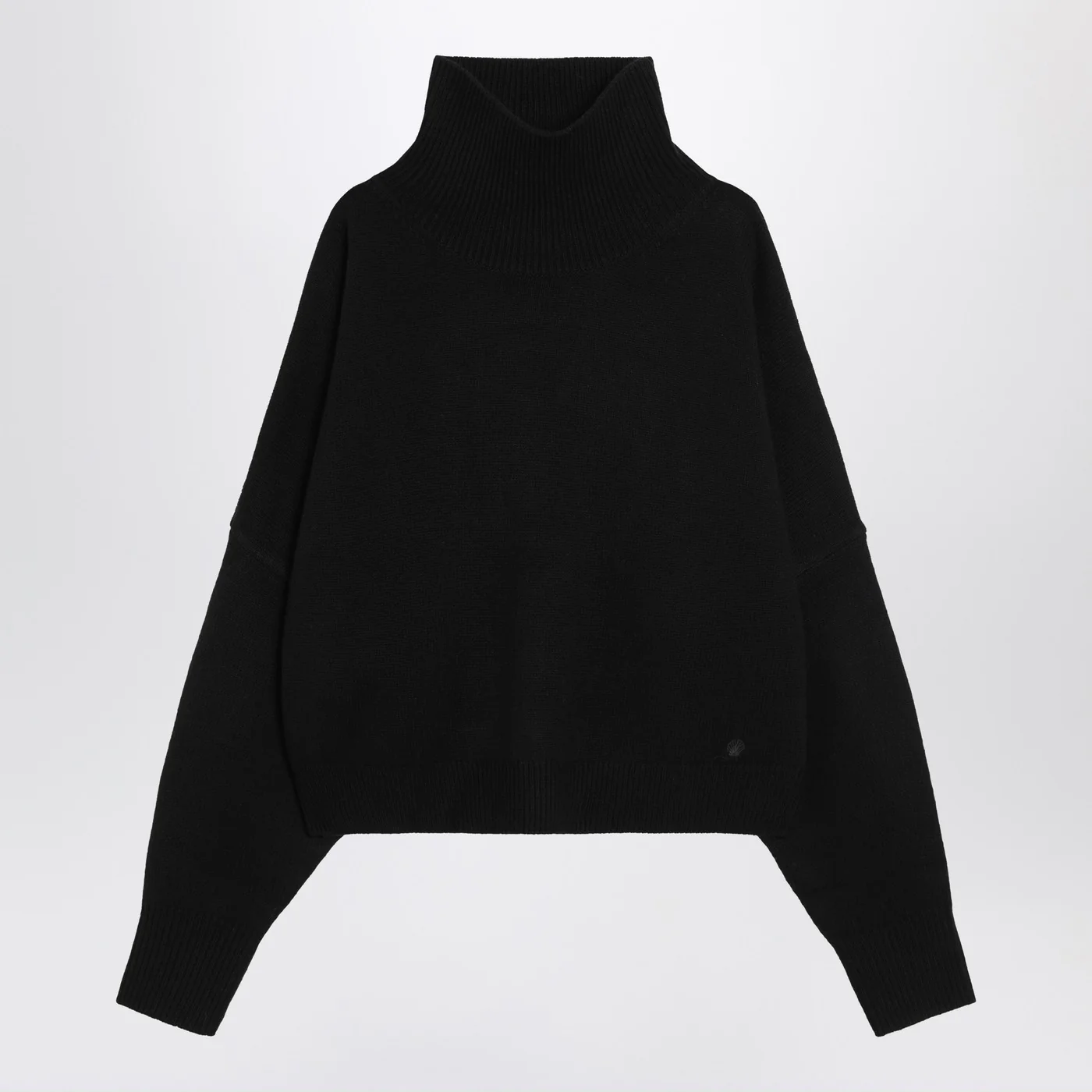 LouLou De Saison Black wool and cashmere sweater