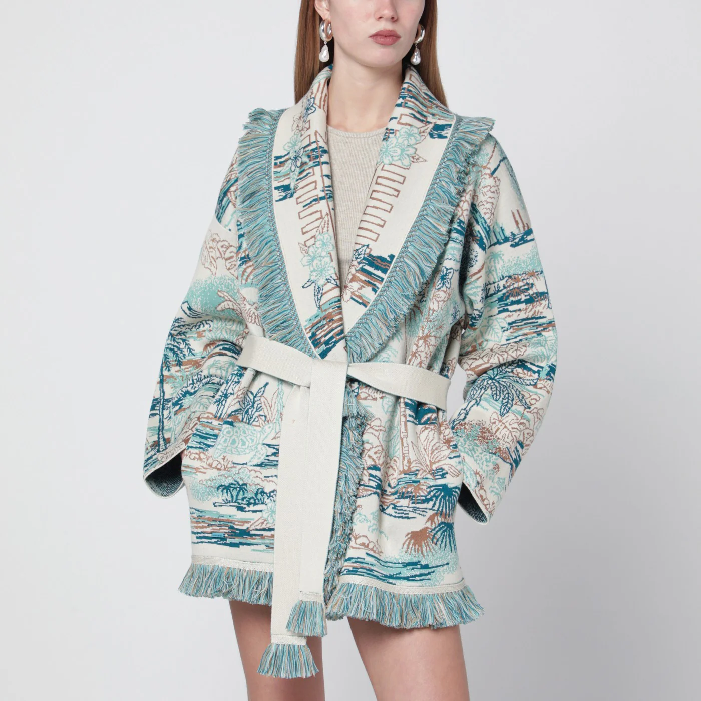 Alanui Lost In The Blue multicolour cardigan