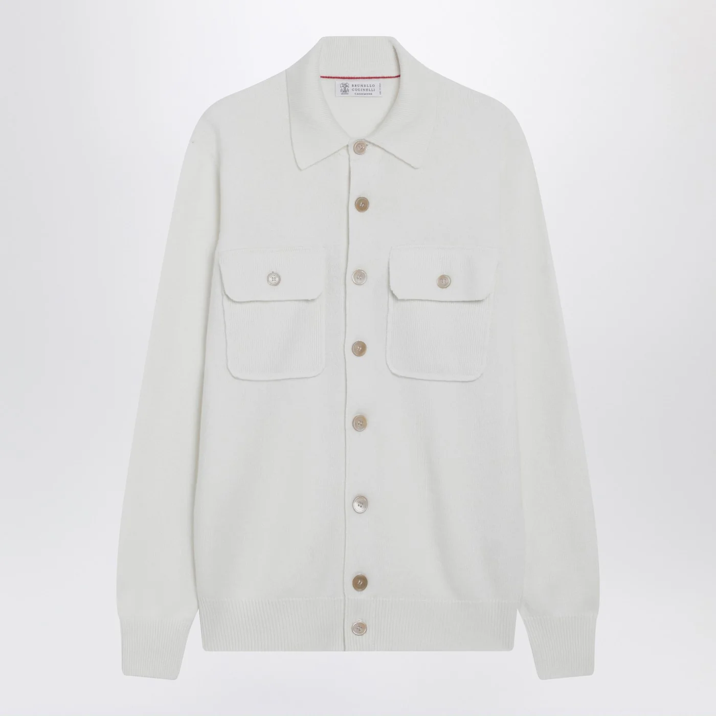 Brunello Cucinelli White cashmere cardigan