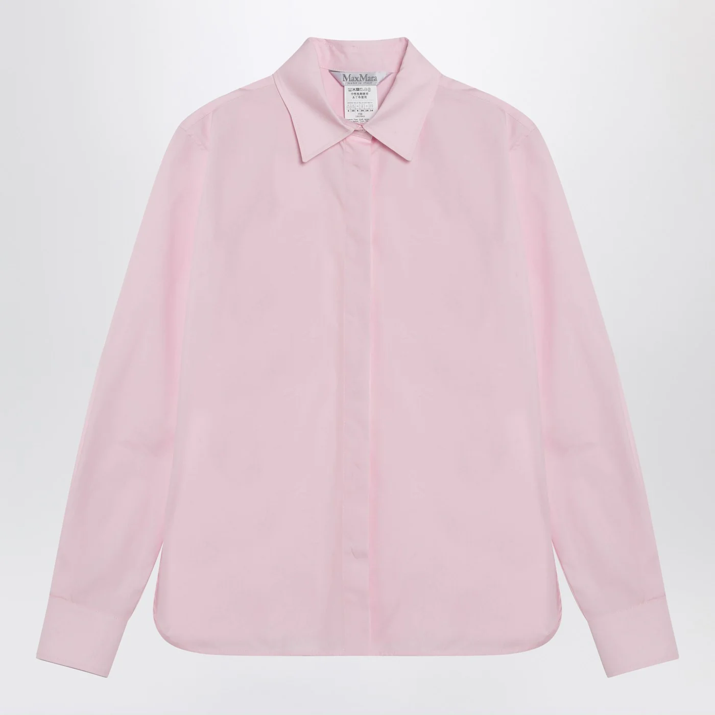 Max Mara Pink cotton poplin shirt