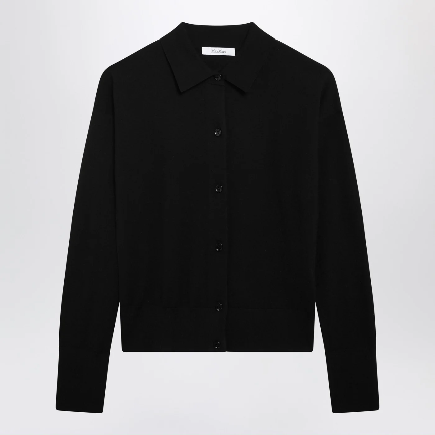 Max Mara Black wool-blend cardigan