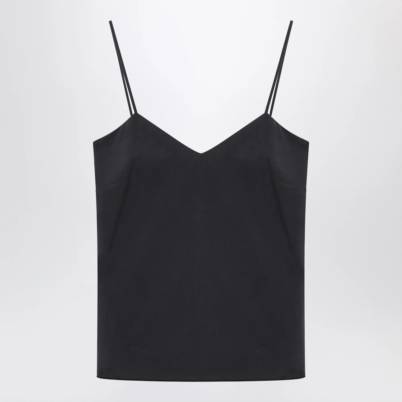 Max Mara Blue silk tank top