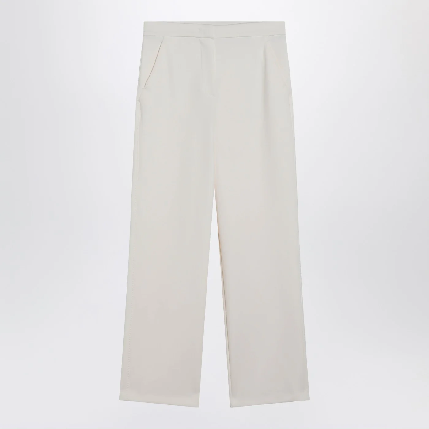 Max Mara Ivory straight-leg trousers