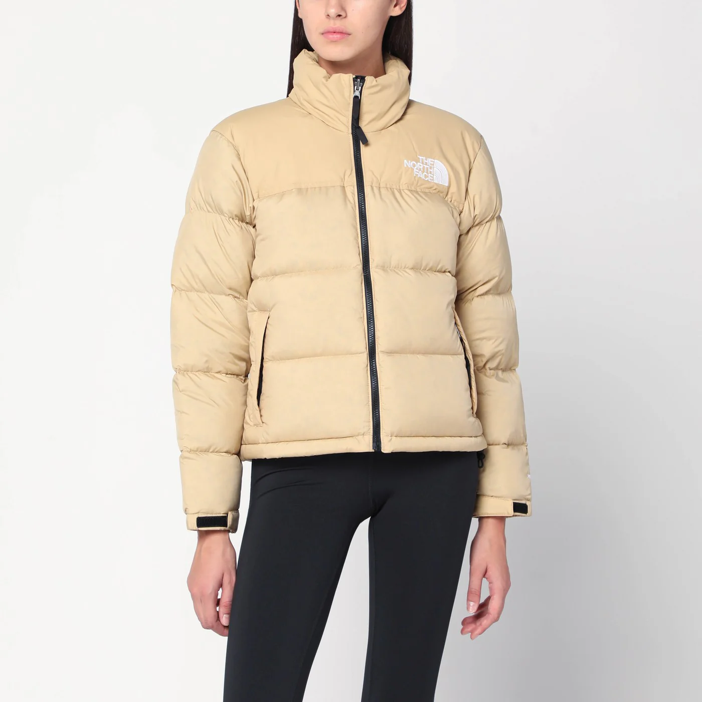 The North Face 1996 Retro Nuptse Khaki Stone down jacket