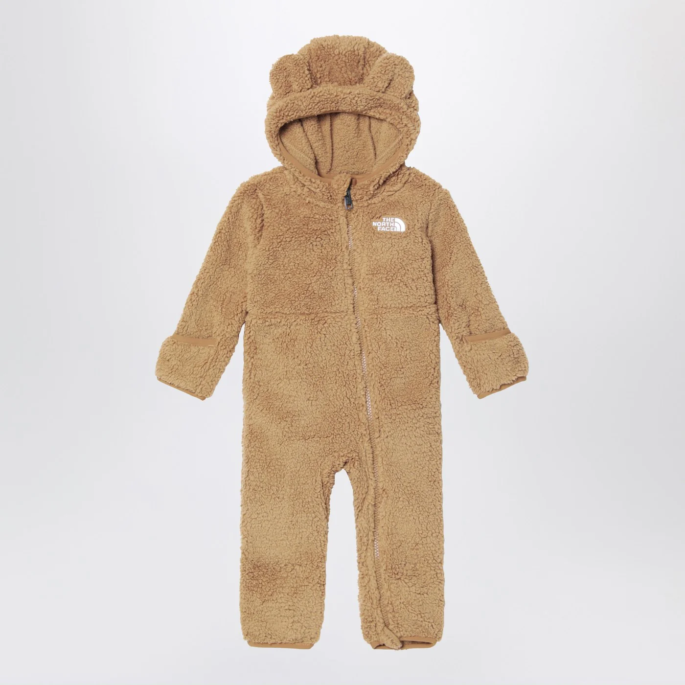 The North Face Campshire beige shearling tracksuit