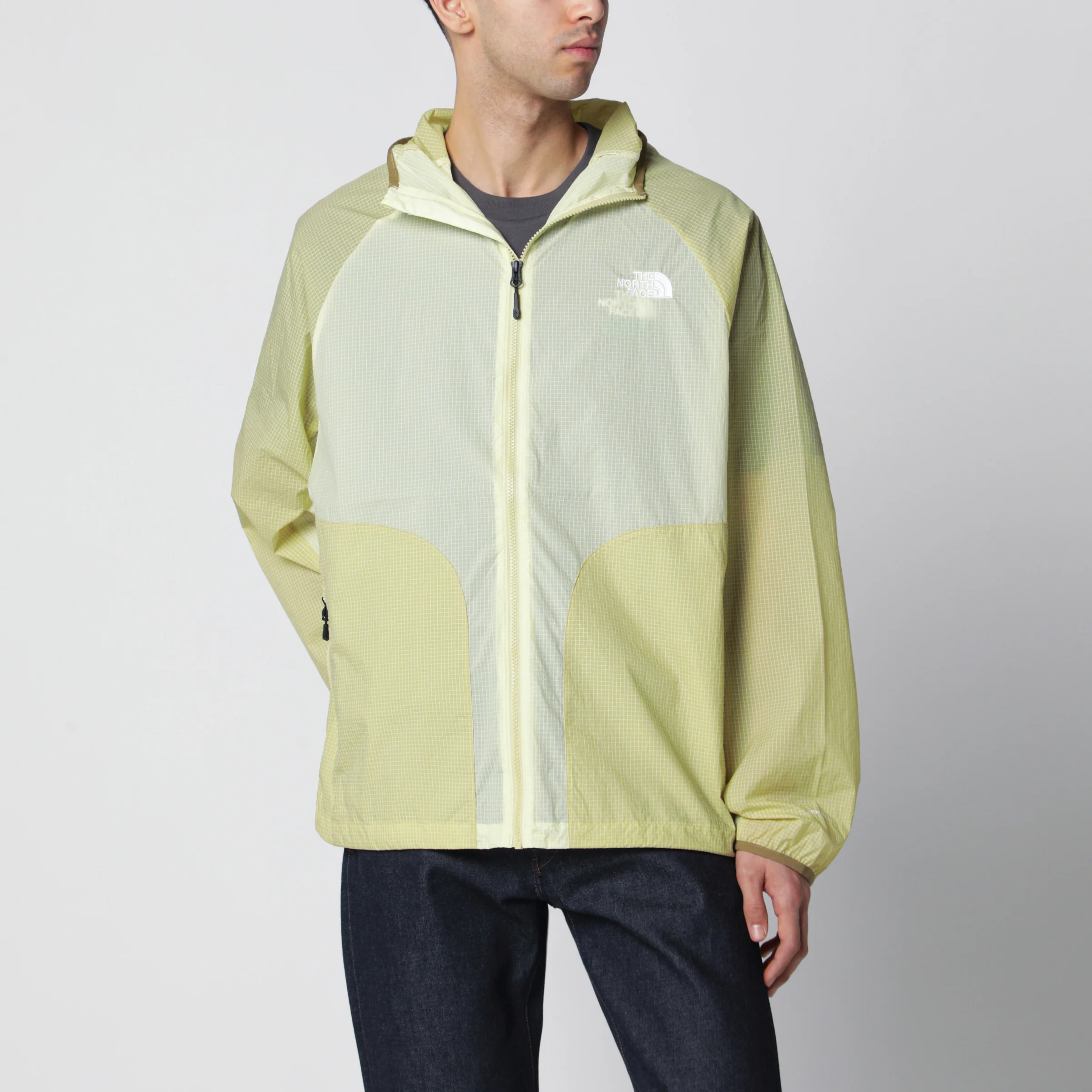 The North Face Lemon yellow NSE windbreaker jacket