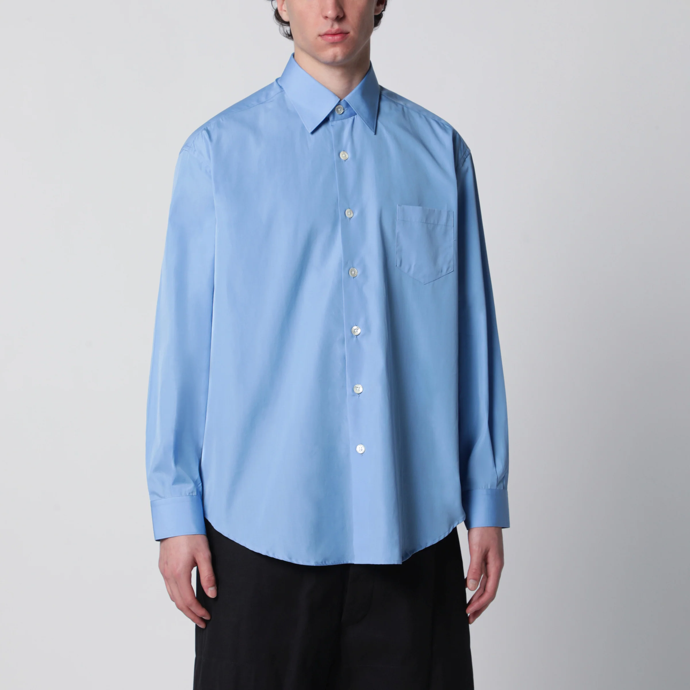 NAMACHEKO Light Blue Cotton Shirt