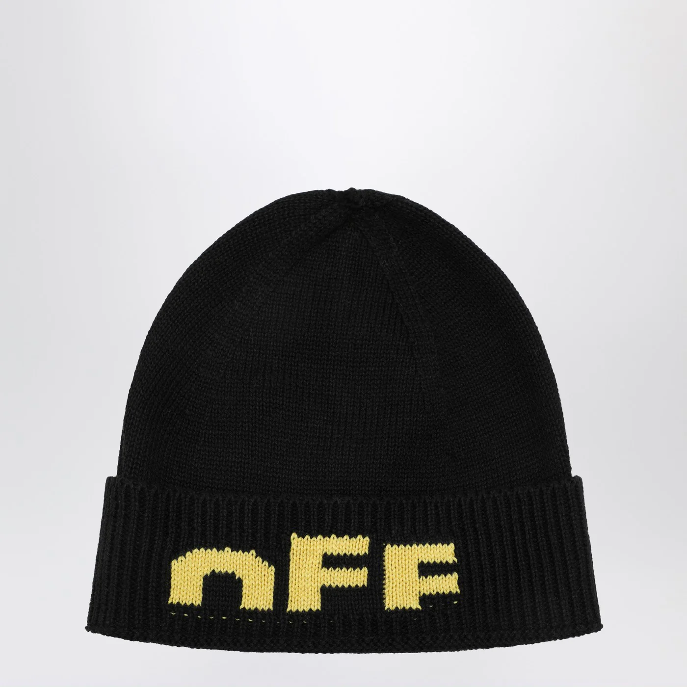Off-White™ Black cap with yellow Off logo