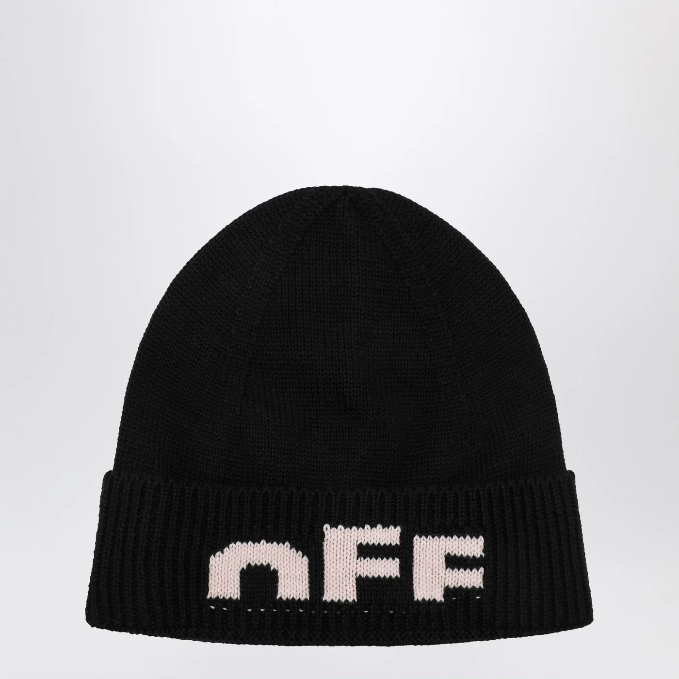 Off-White™ Black cap with pink Off logo