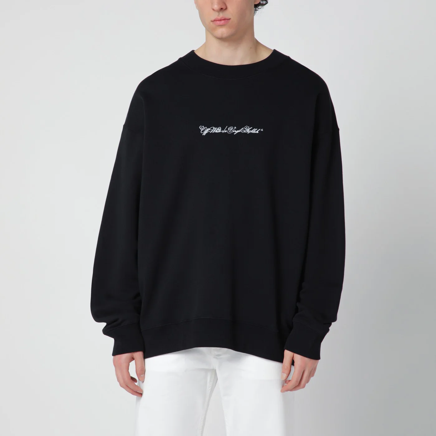 Off-White™ Black Script Arrow Diagonal Skate sweatshirt