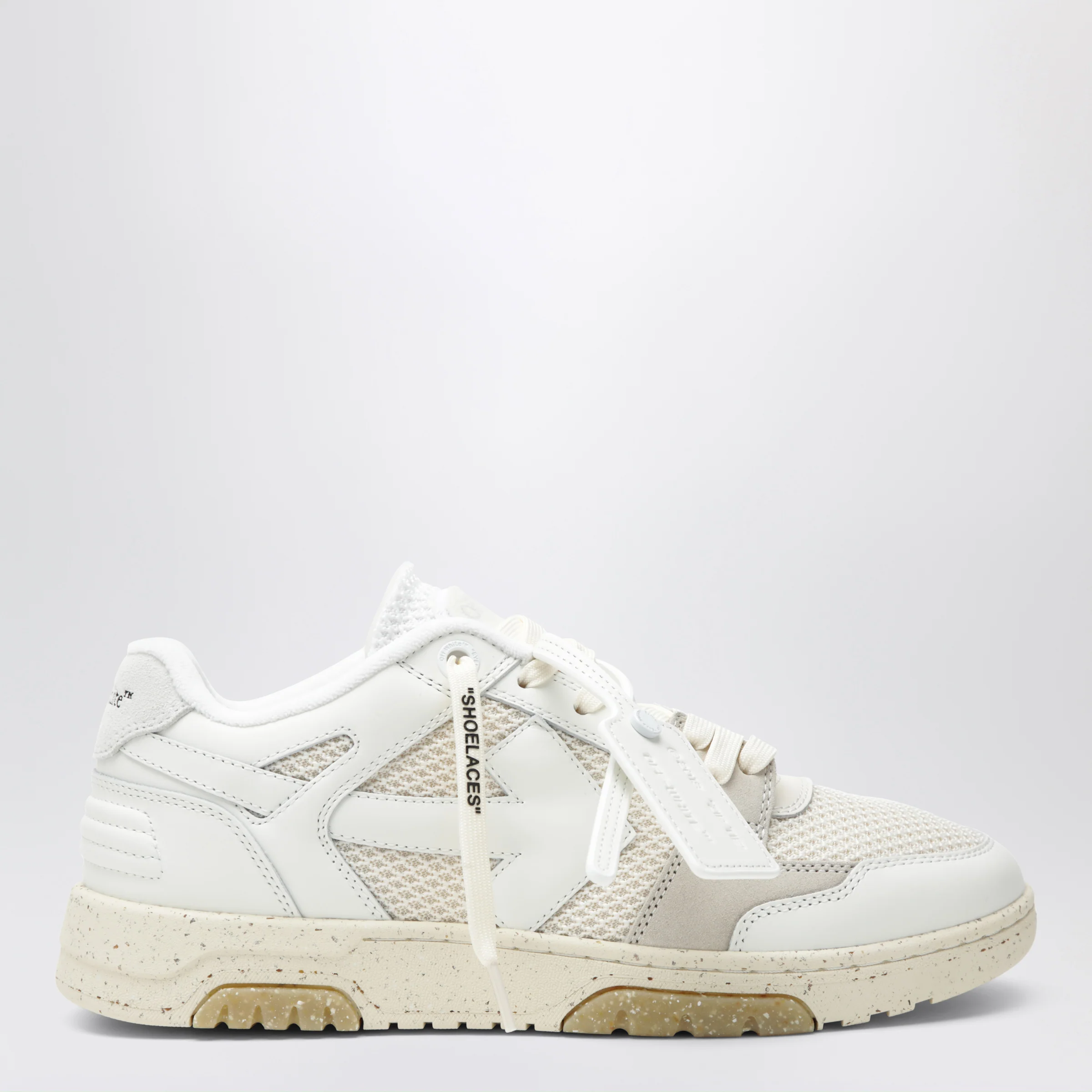 Off-White™ Slim Out Of Office sneakers in white/cream