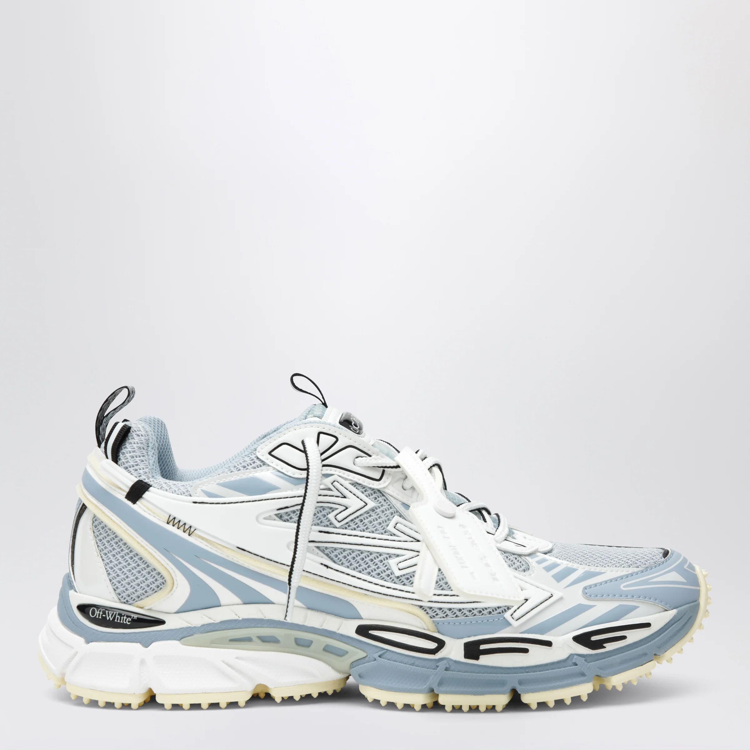 Off-White™ Be Right Back sneakers in grey/light blue