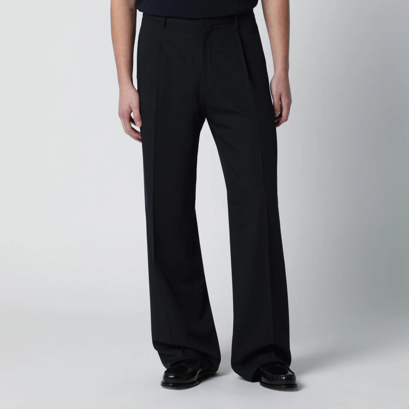 Lardini Blue wool trousers