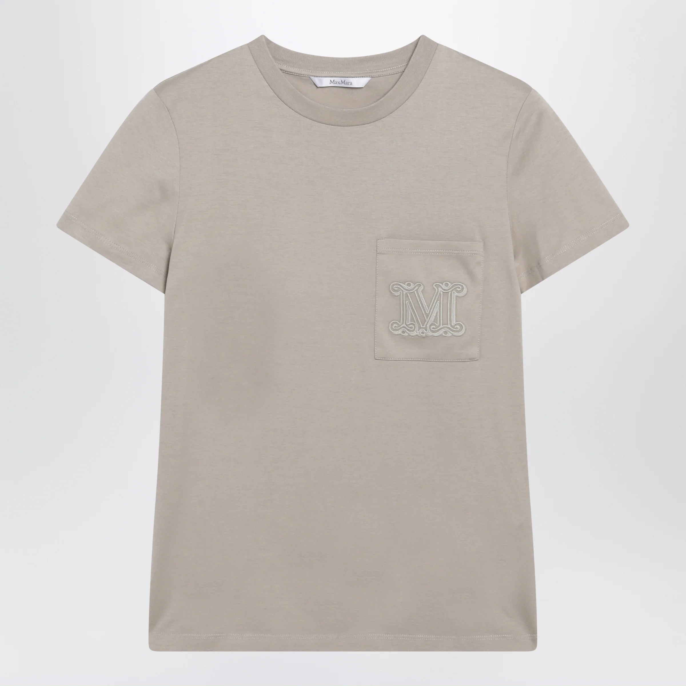 Max Mara Sand cotton jersey T-shirt