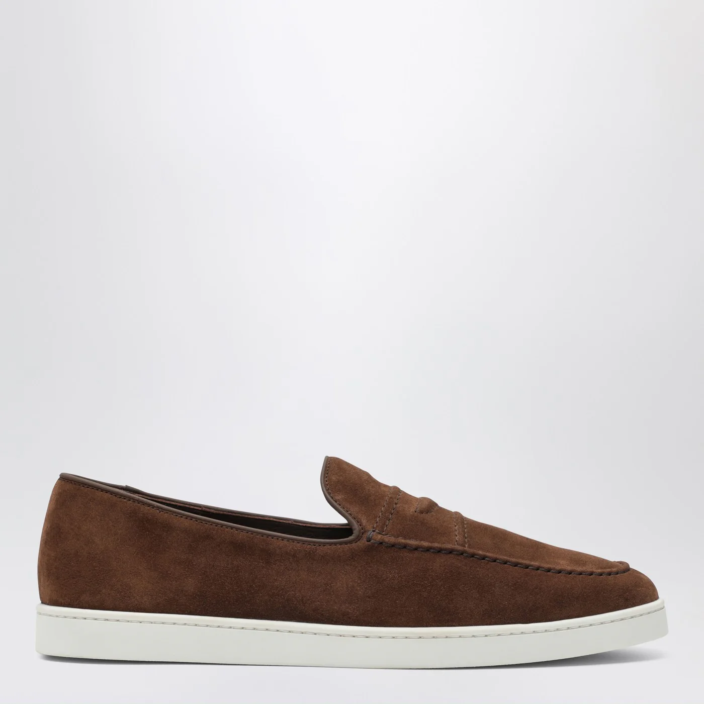 Church's Brown suede Peebles loafers